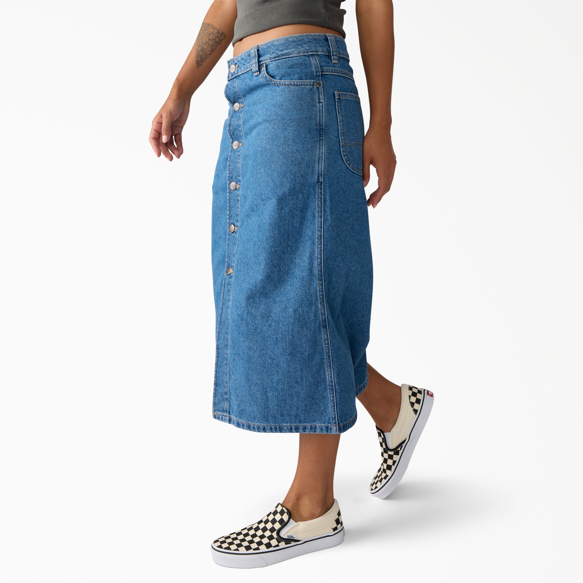 Women's Midi Denim Skirt - Image 3