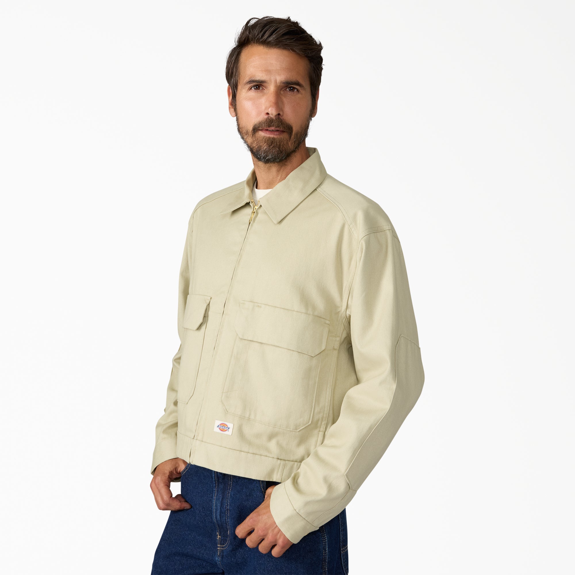 Hemp Twill Trucker Jacket - Image 3