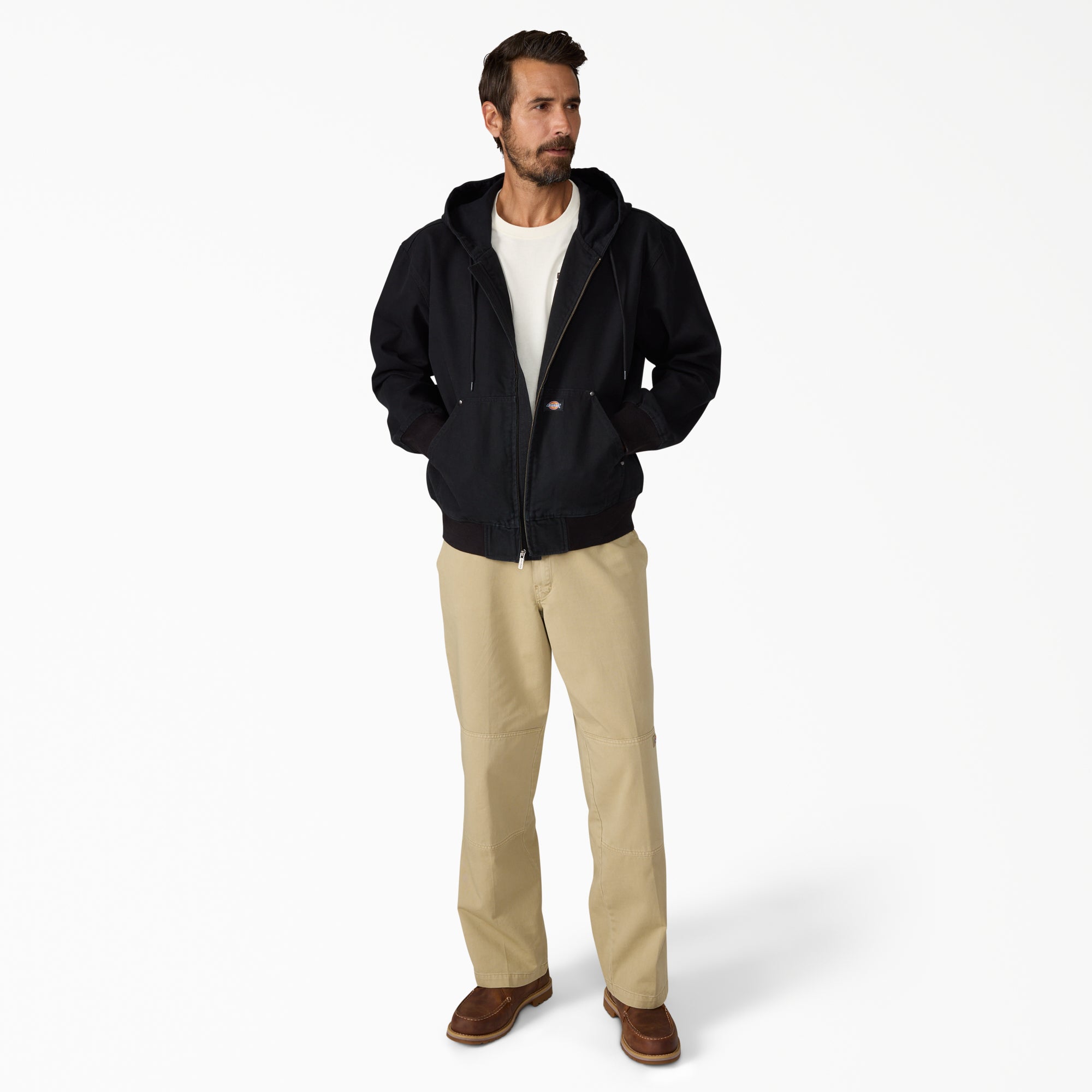 Unlined Canvas Hooded Bomber - Image 4