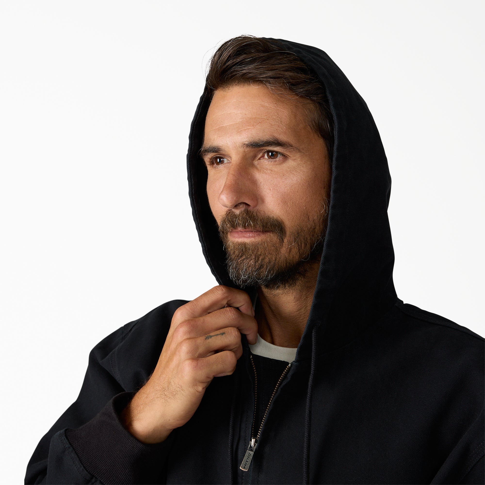 Unlined Canvas Hooded Bomber - Image 6
