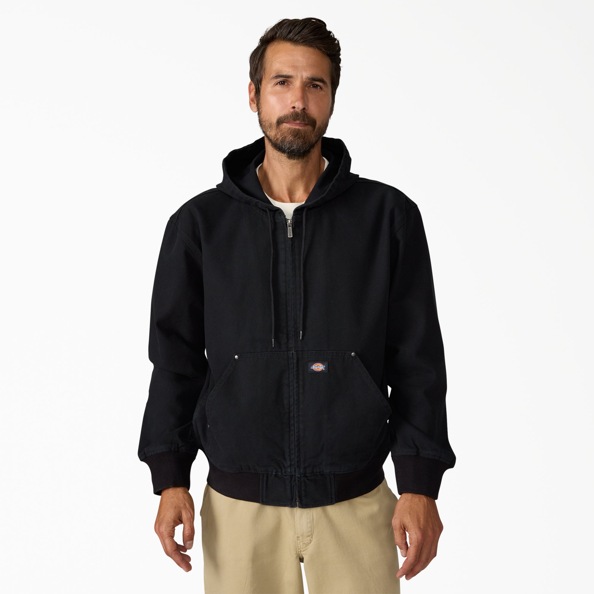 Unlined Canvas Hooded Bomber