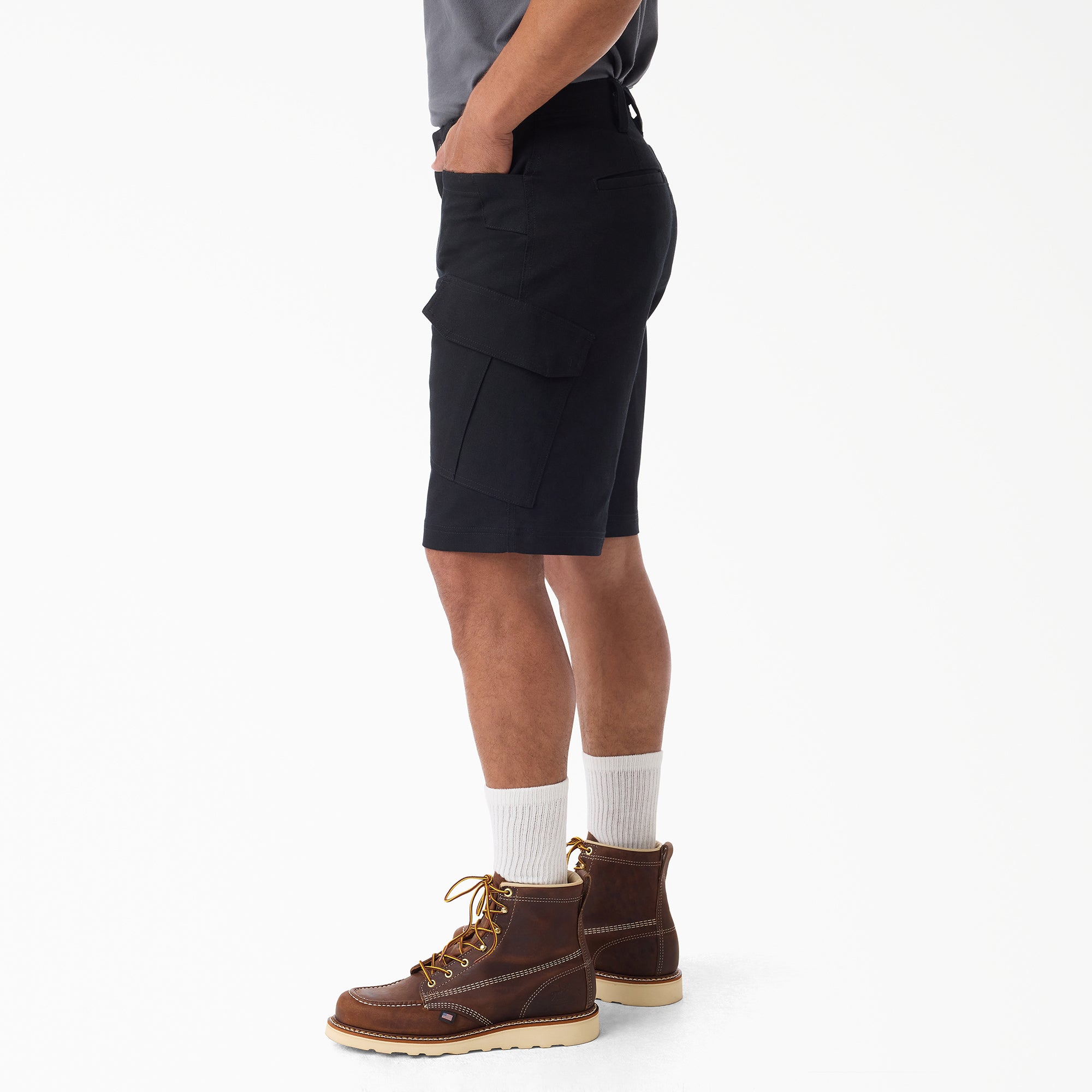 Tradebuilt Duck Canvas Cargo Shorts. 11 - Image 3
