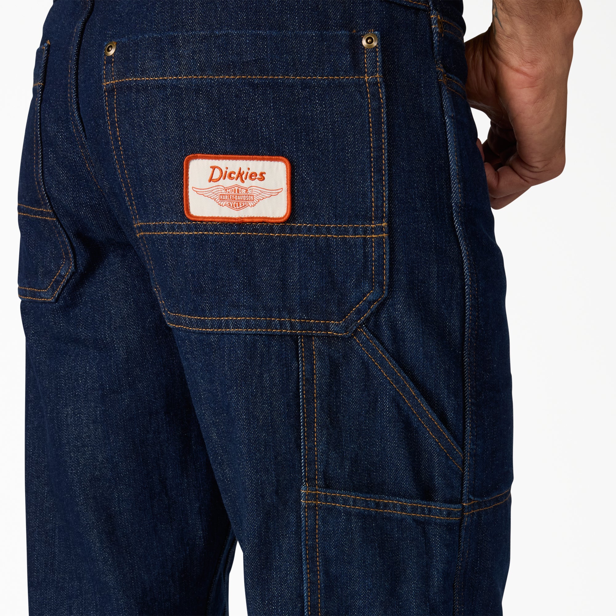Dickies x Harley-Davidson® Double Knee Denim Carpenter Pant - Image 5