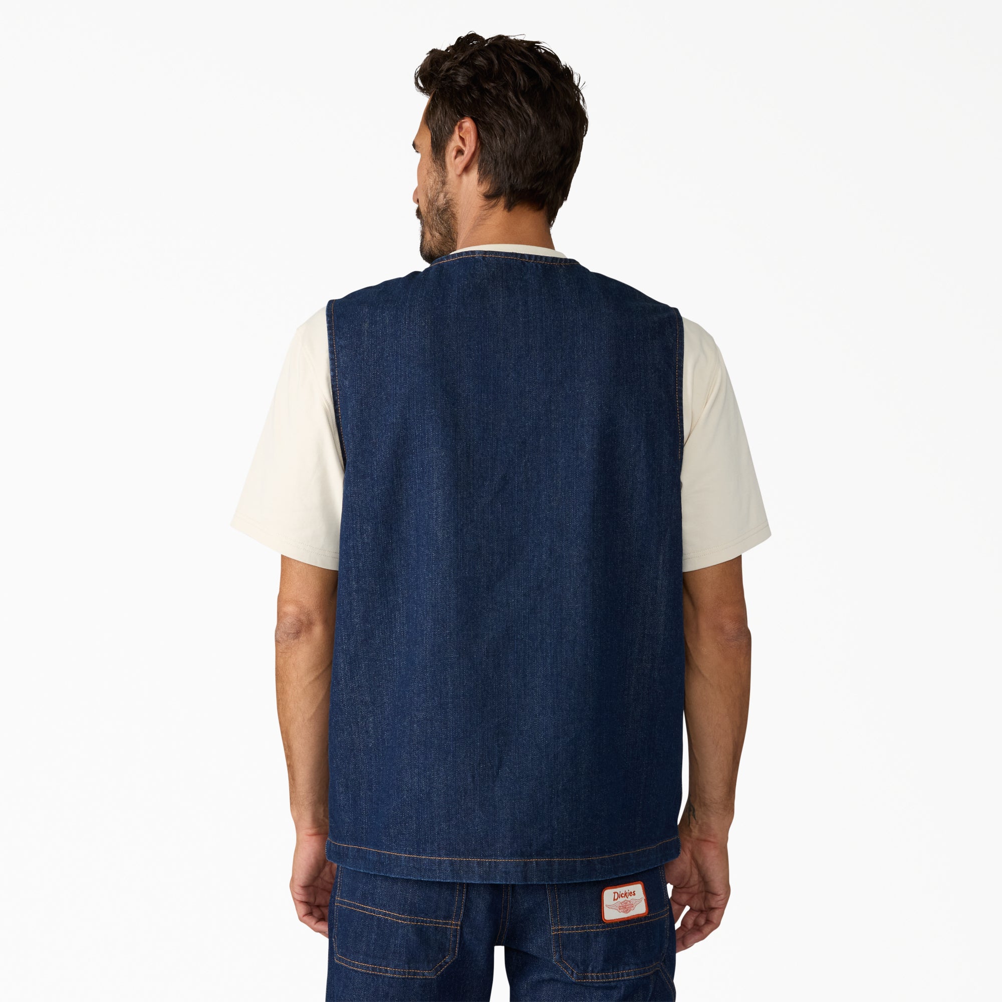 Dickies x Harley-Davidson® Denim Zip-Up Vest - Image 2