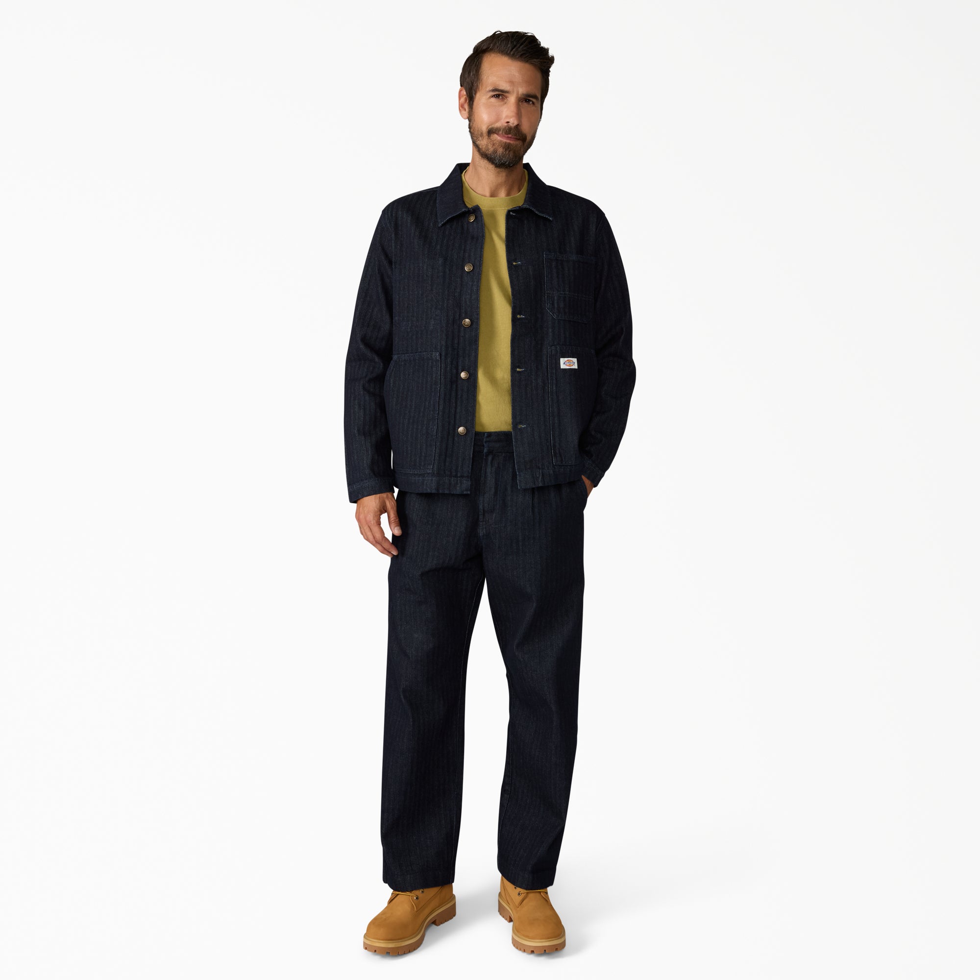 Selvedge Herringbone Barn Denim Jacket - Image 4