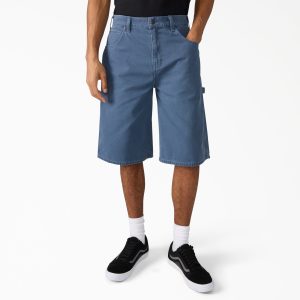Worn In Relaxed Carpenter Duck Shorts. 13