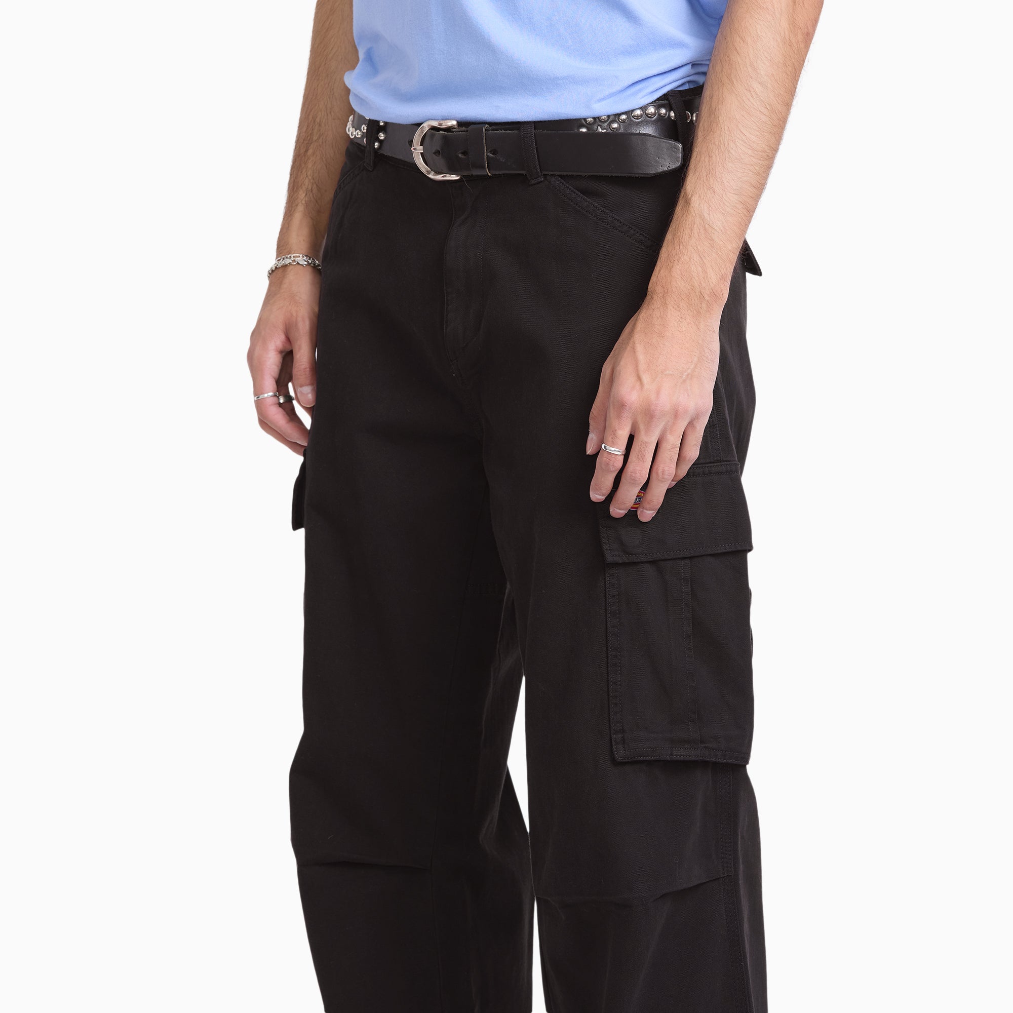 247 Loose Straight Garment Dyed Cargo Pants - Image 5