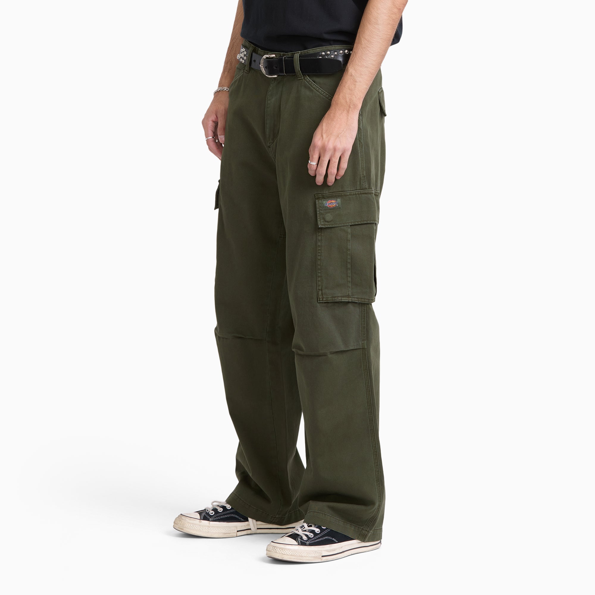 247 Loose Straight Garment Dyed Cargo Pants - Image 3