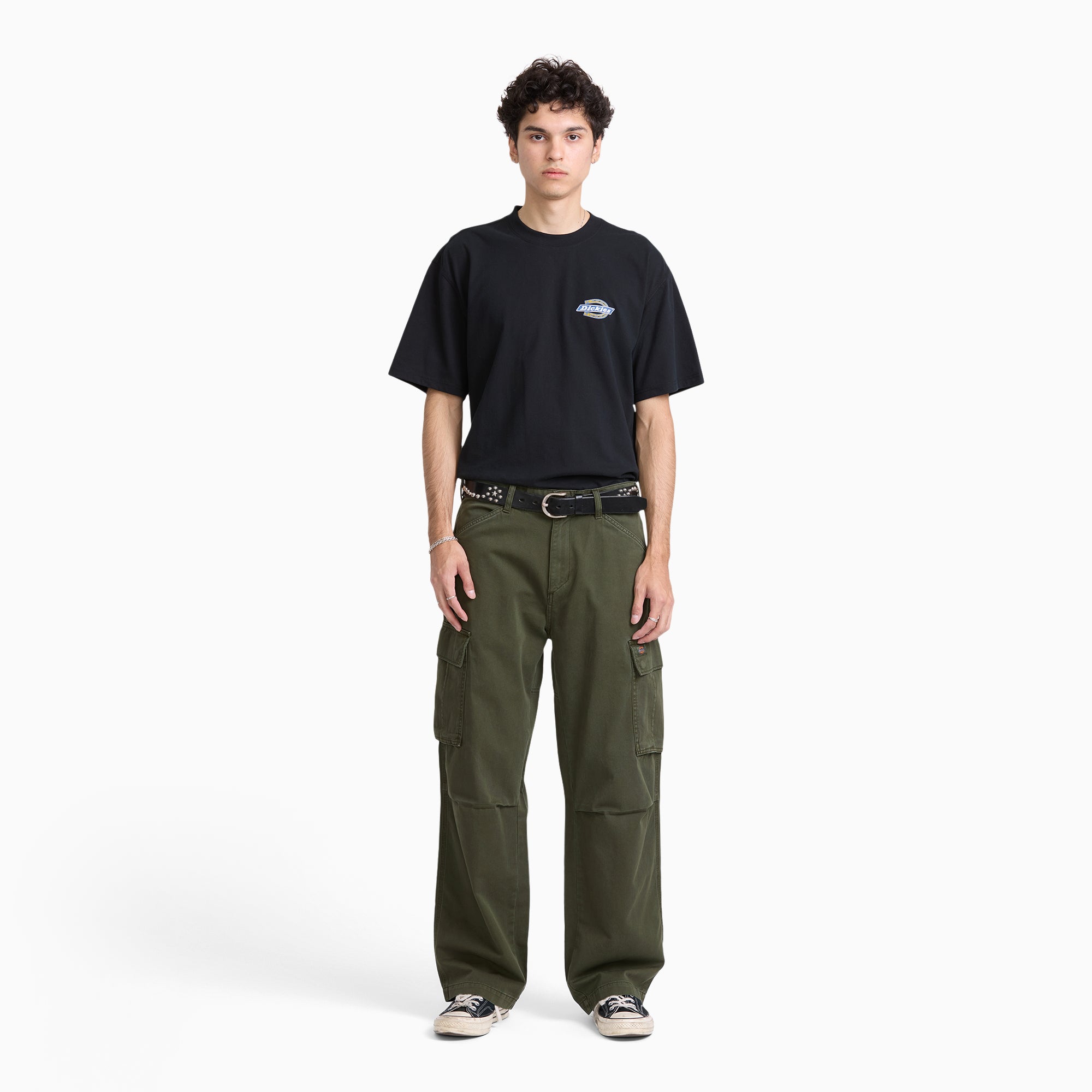 247 Loose Straight Garment Dyed Cargo Pants - Image 4