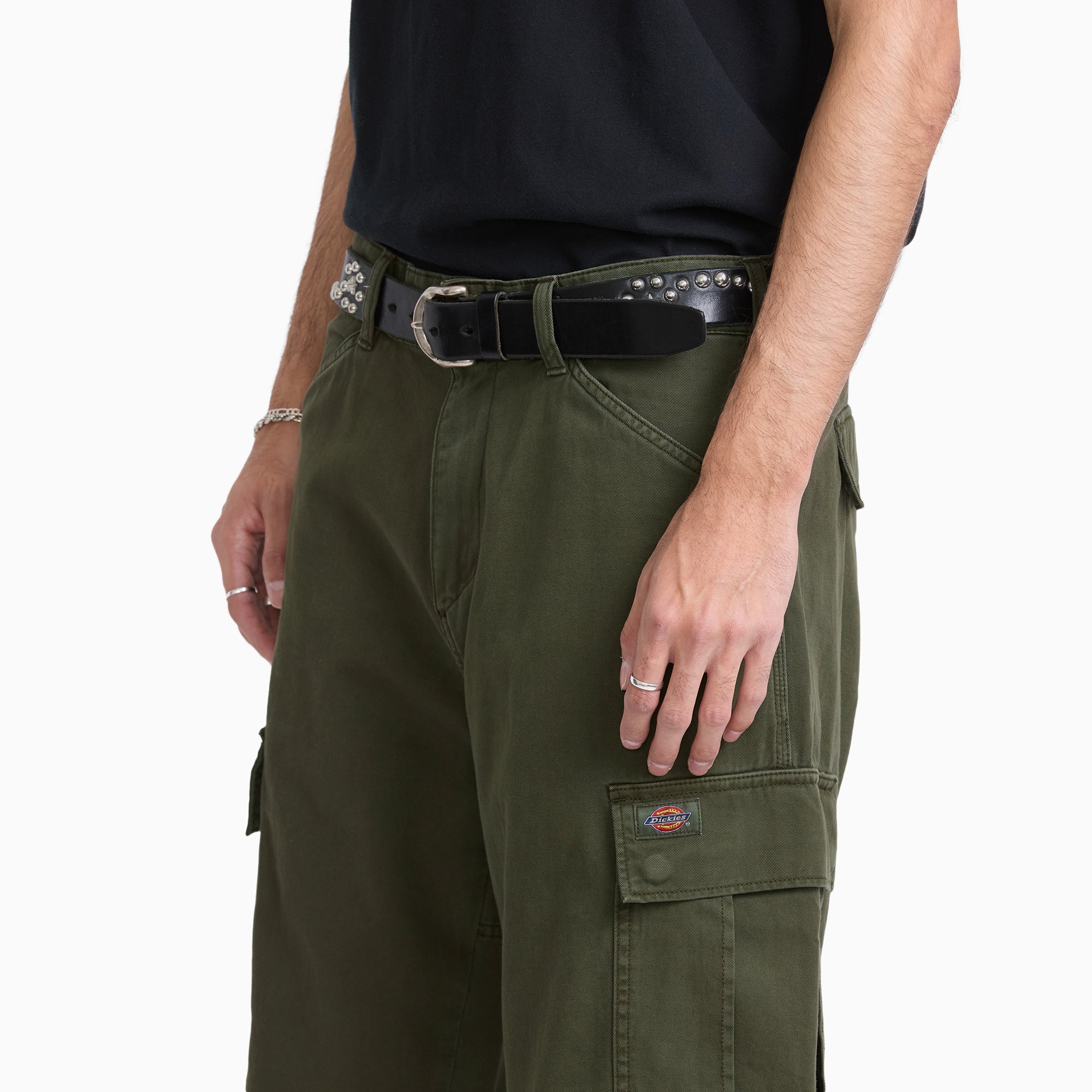 247 Loose Straight Garment Dyed Cargo Pants - Image 5