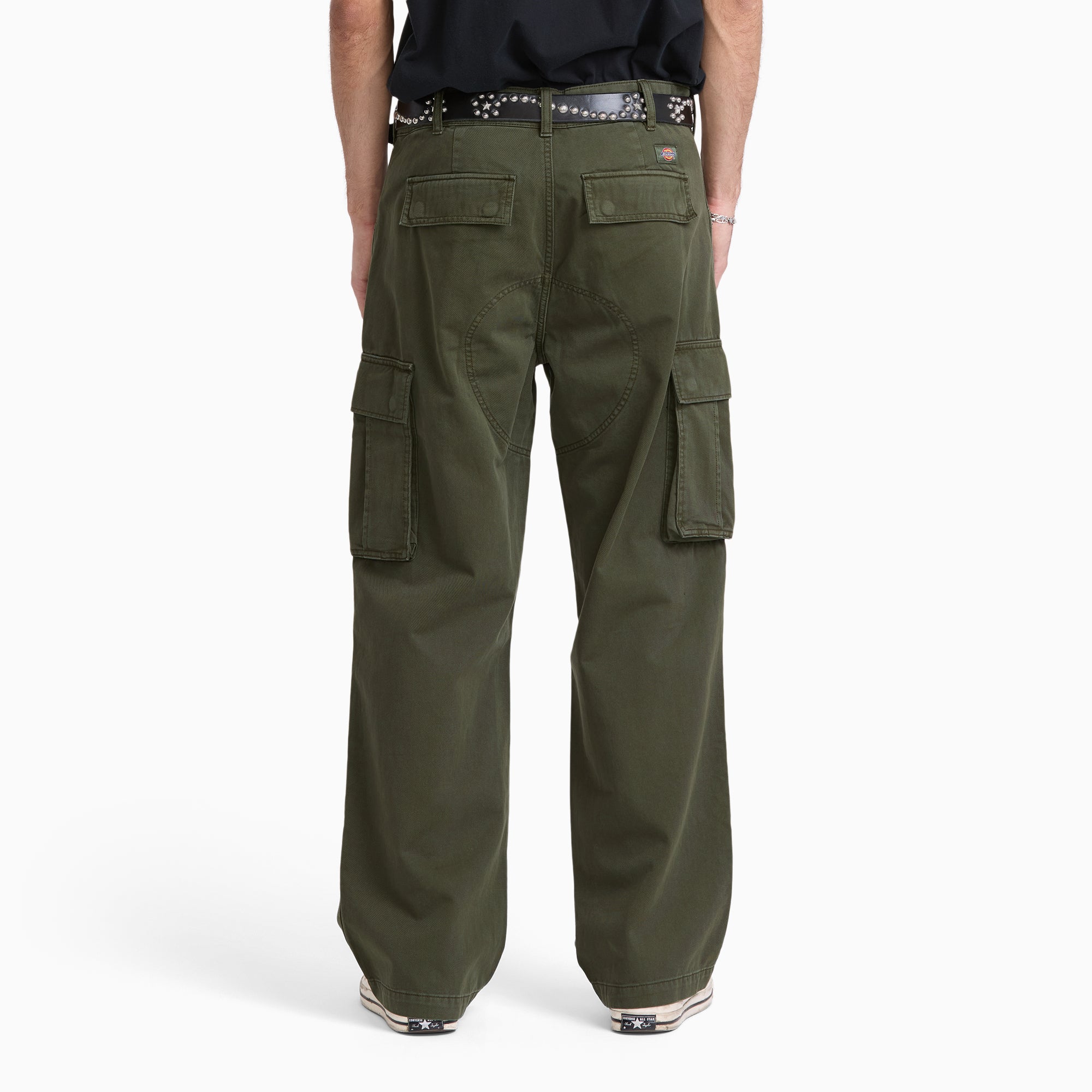 247 Loose Straight Garment Dyed Cargo Pants - Image 2