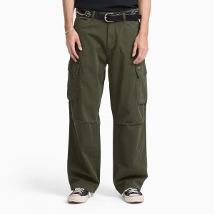 247 Loose Straight Garment Dyed Cargo Pants