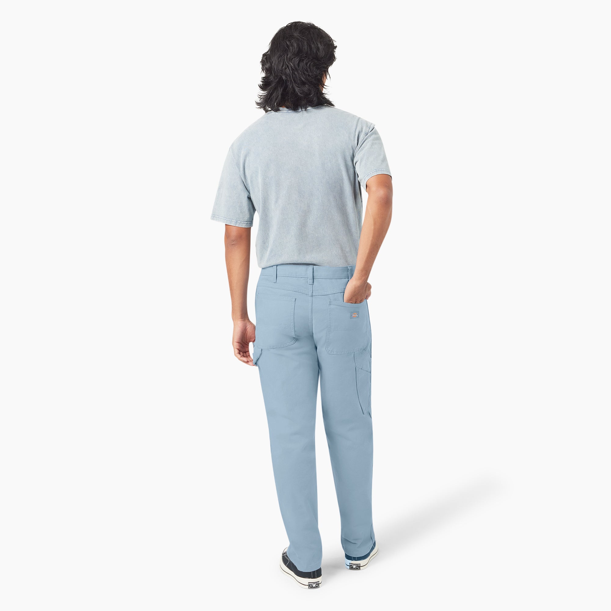 Relaxed Fit Stonewashed Duck Carpenter Pants - Image 6