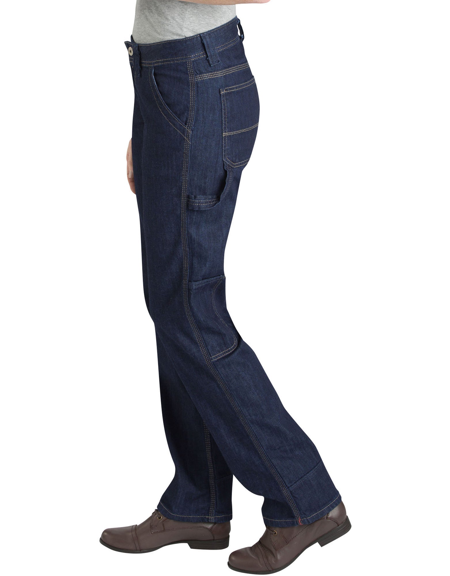 Women's Relaxed Fit Carpenter Denim Jeans - Image 3