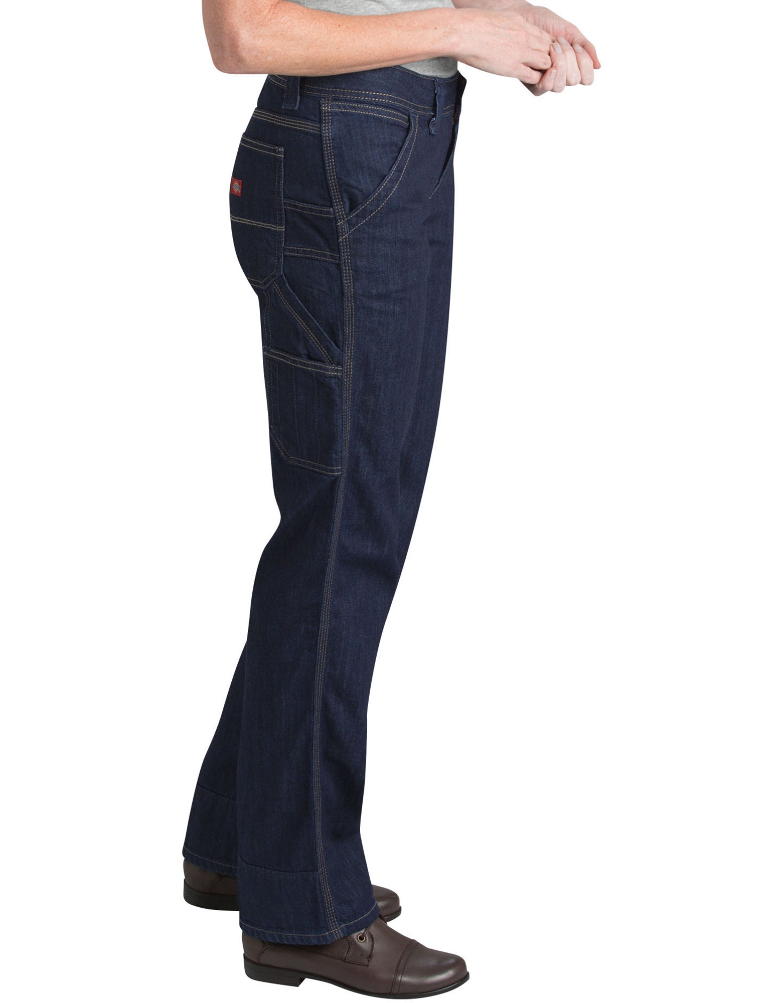 Women's Relaxed Fit Carpenter Denim Jeans - Image 4