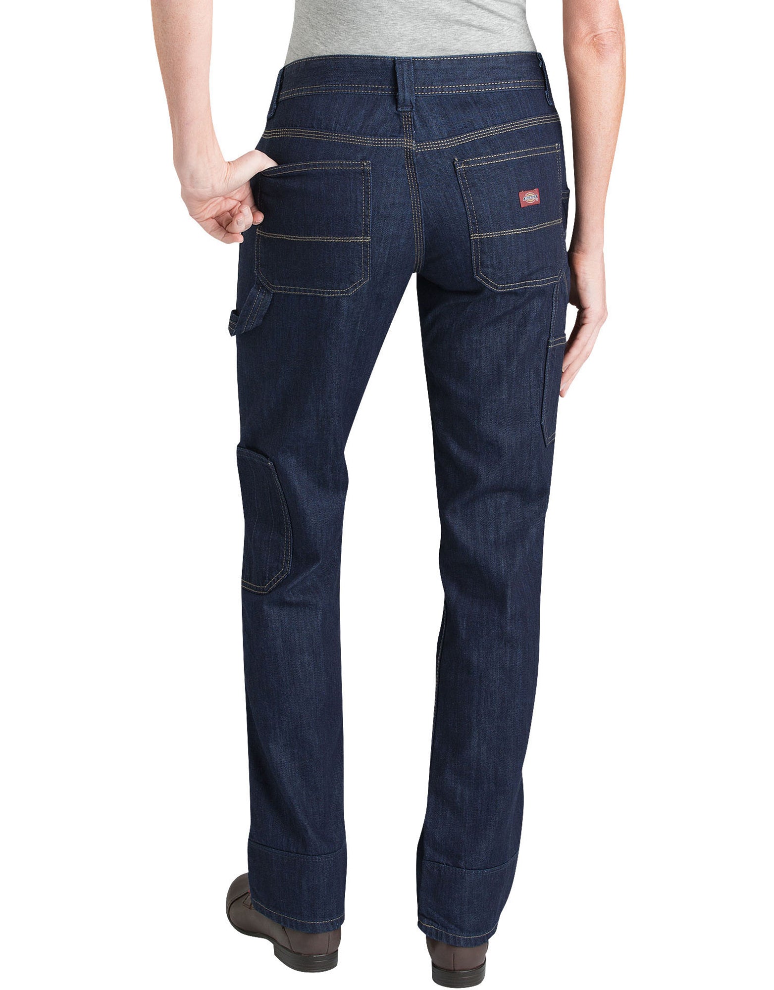 Women's Relaxed Fit Carpenter Denim Jeans - Image 2