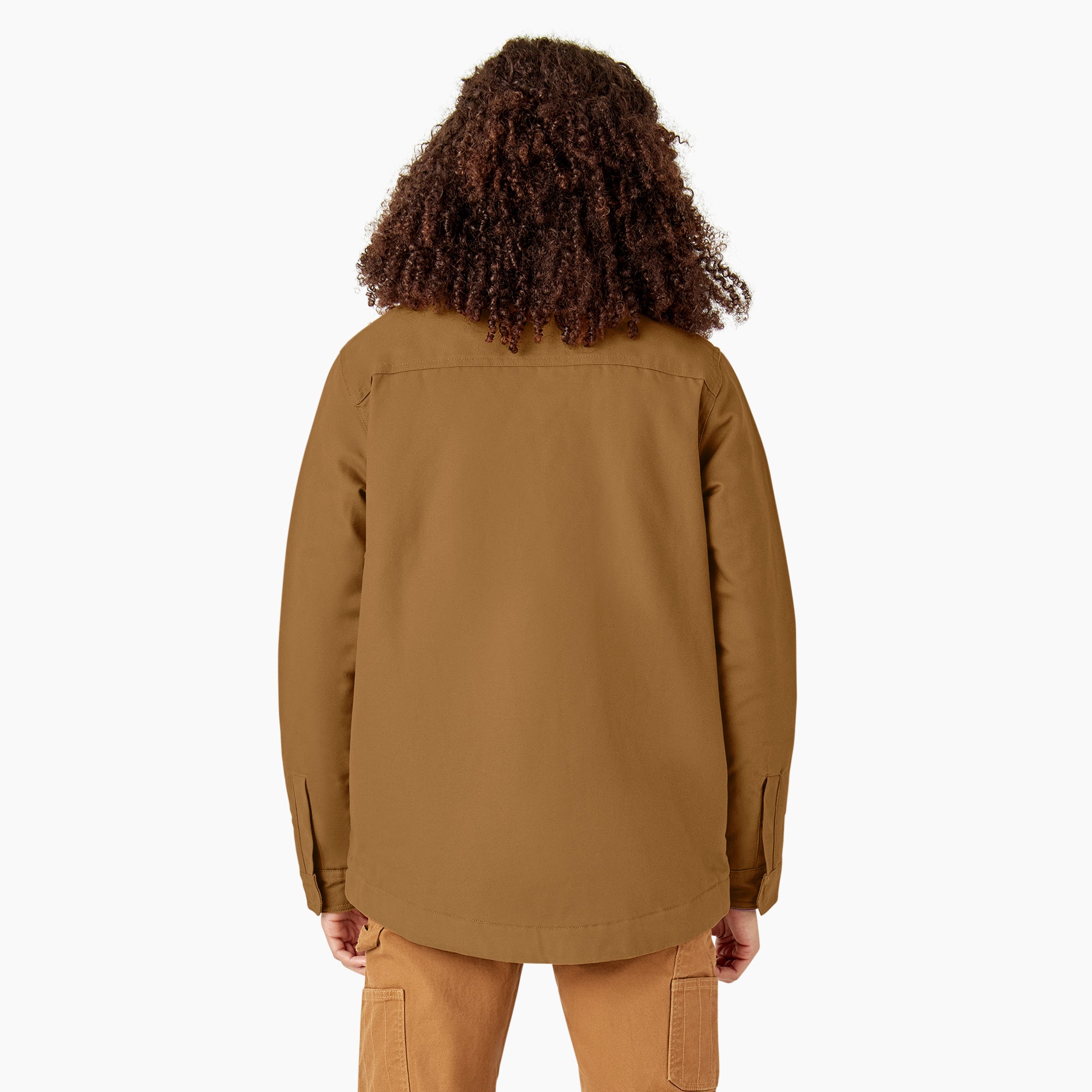 Women's Duck High Pile Fleece Lined Chore Coat - Image 2