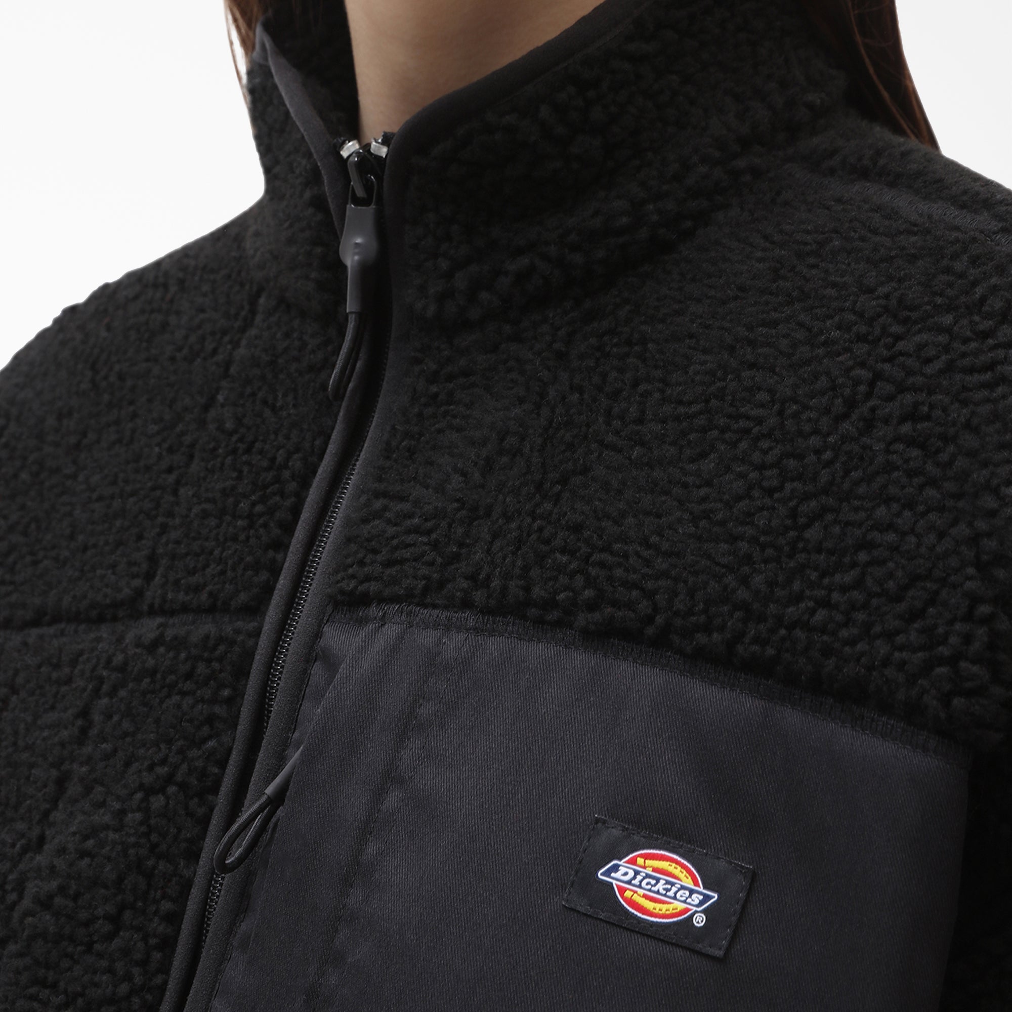 Women's Red Chute Fleece Jacket - Image 5