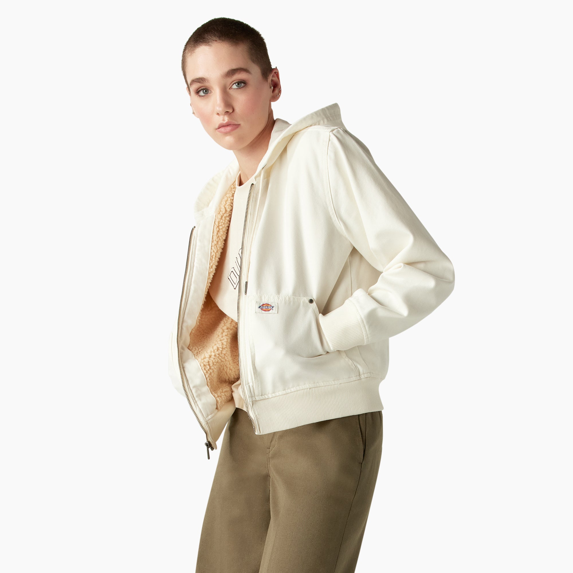 Women's Duck Canvas Fleece Lined Jacket - Image 3
