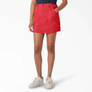 Women's High Waisted Carpenter Skirt