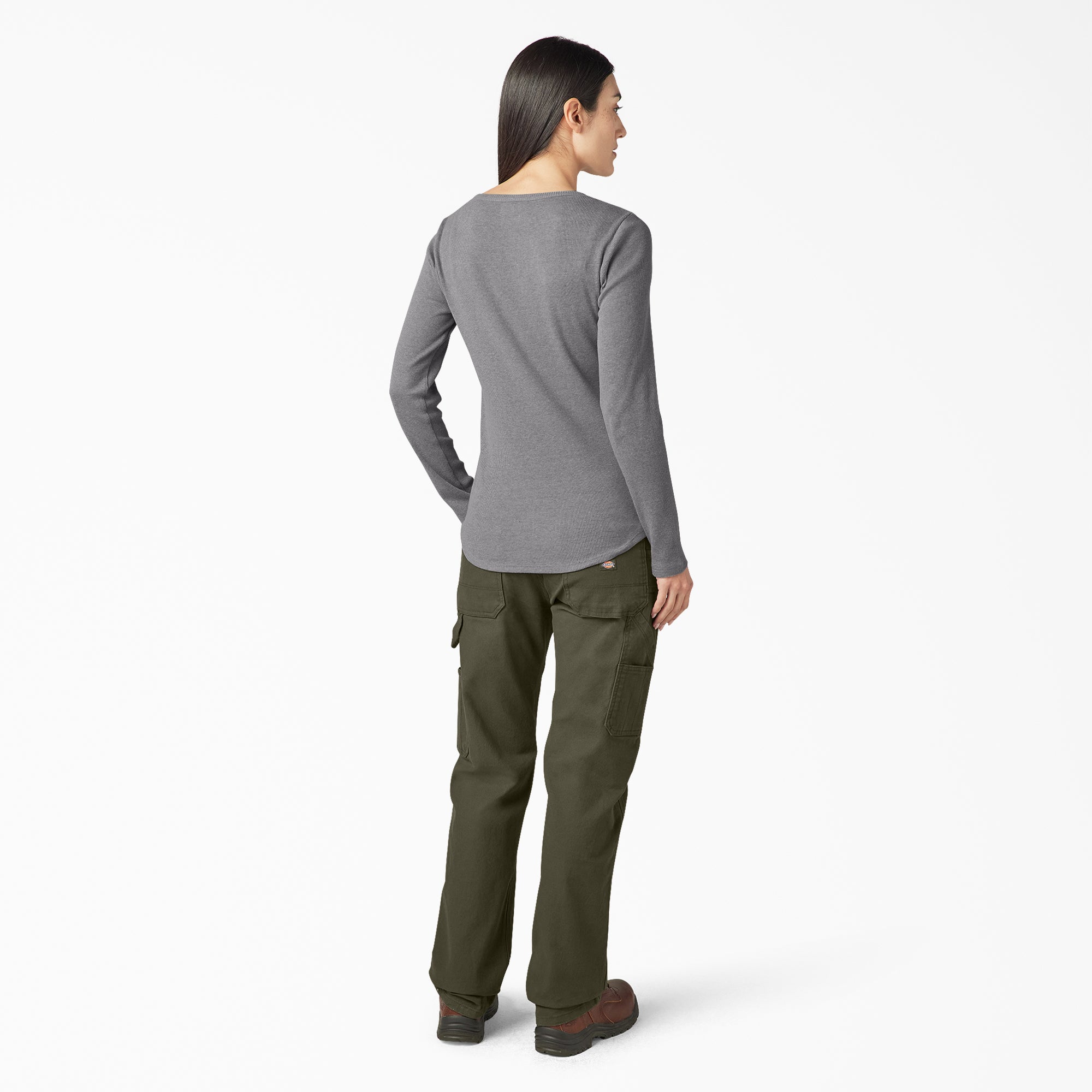 Women's Henley Long Sleeve Shirt - Image 5