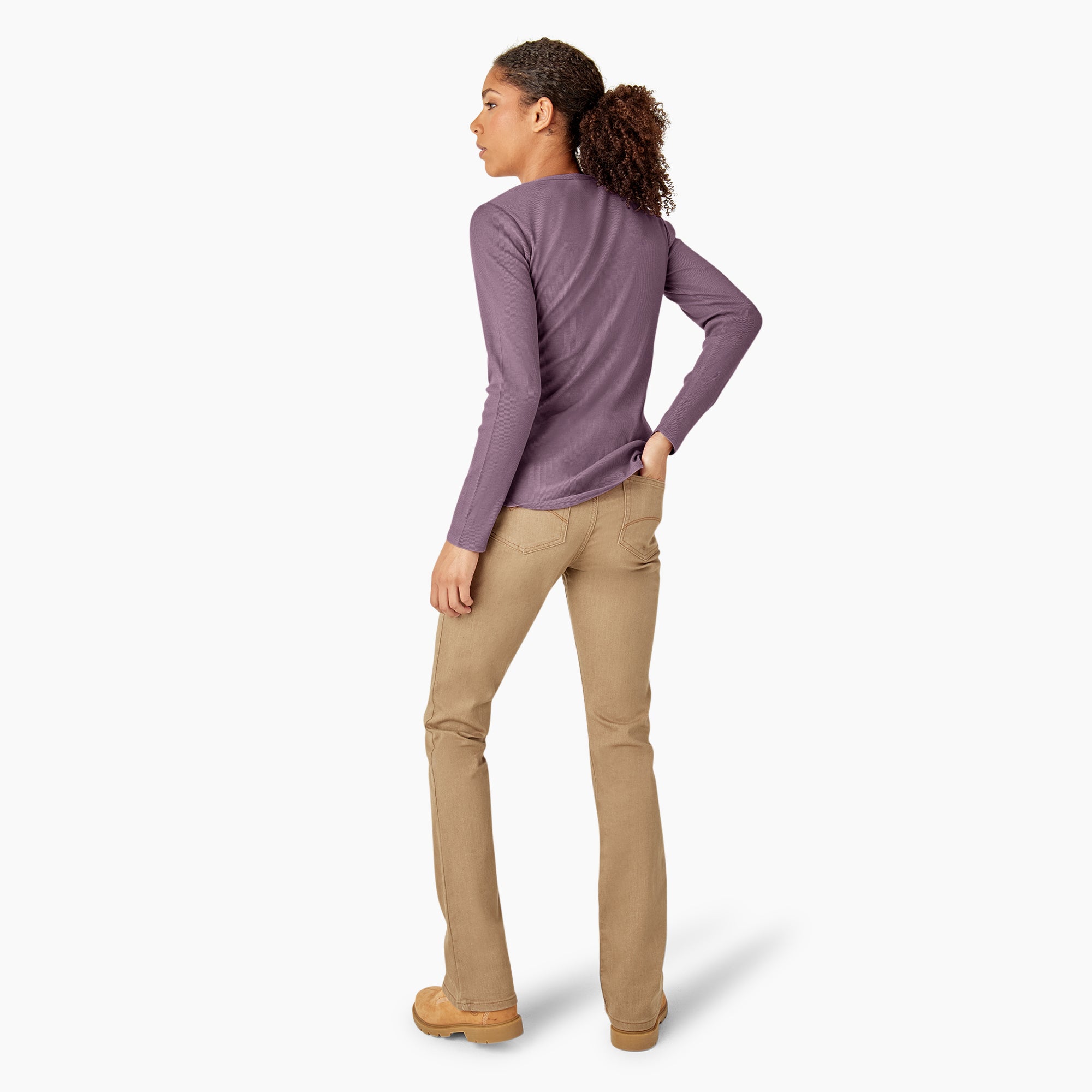 Women's Henley Long Sleeve Shirt - Image 6