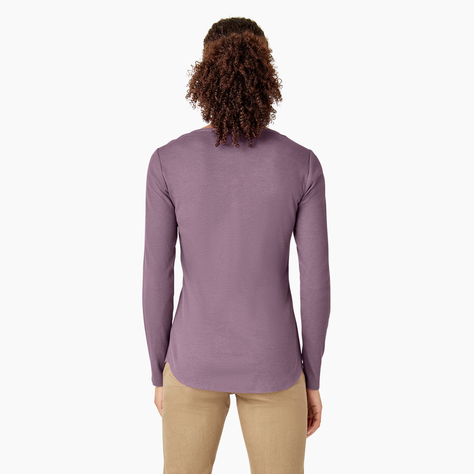 Women's Henley Long Sleeve Shirt - Image 2