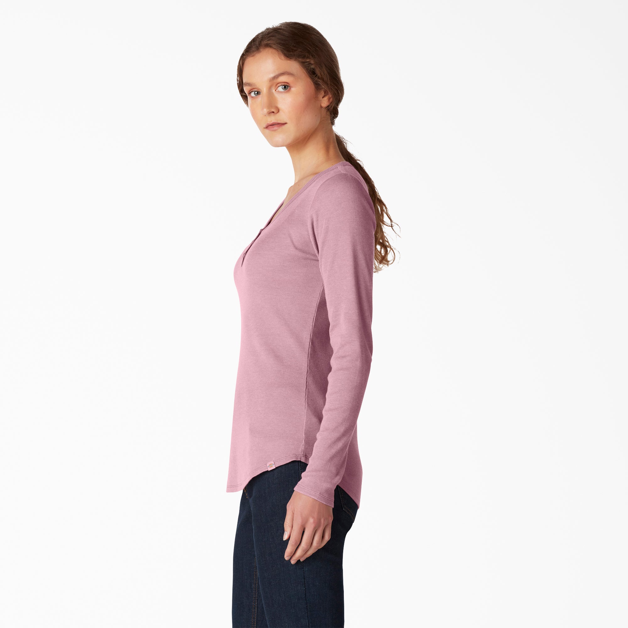 Women's Henley Long Sleeve Shirt - Image 3
