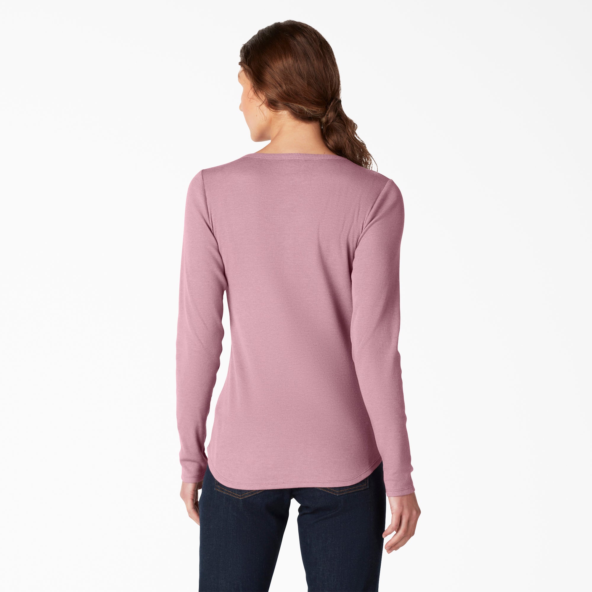 Women's Henley Long Sleeve Shirt - Image 2