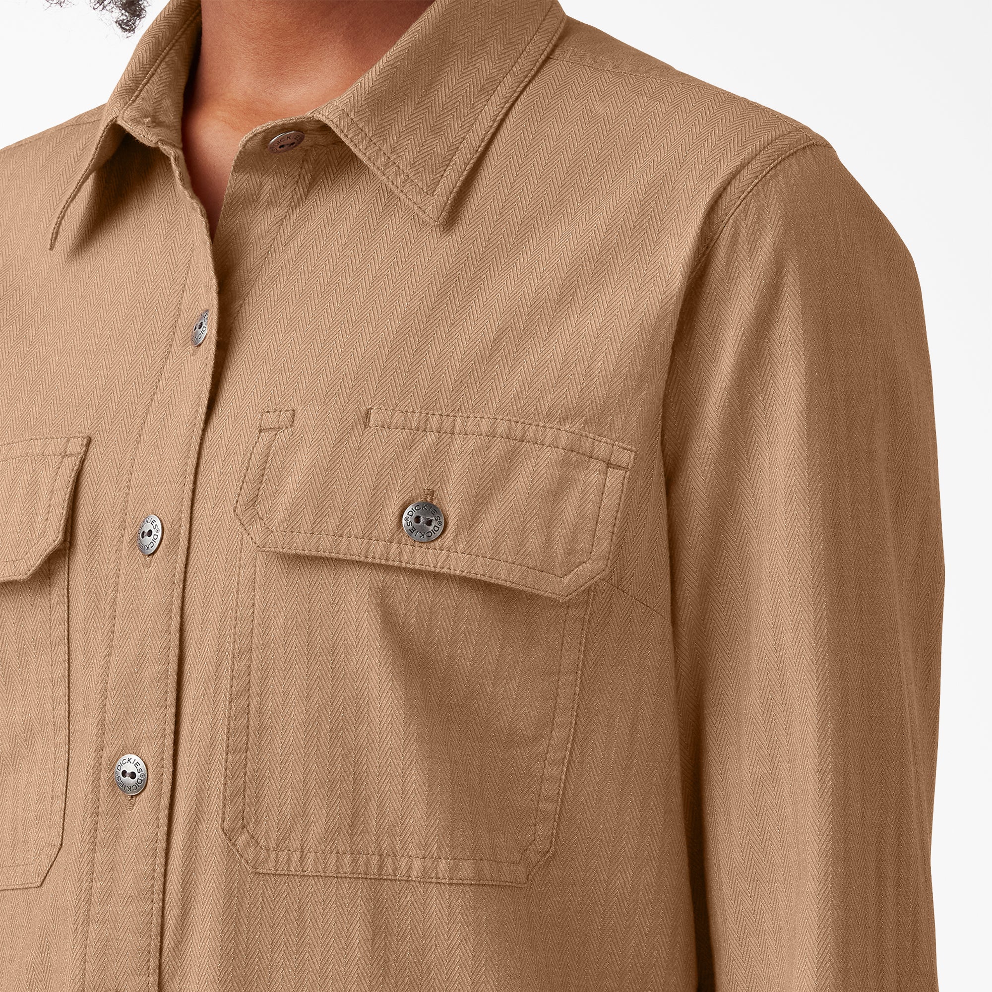 Women's Long Sleeve Roll-Tab Work Shirt - Image 5