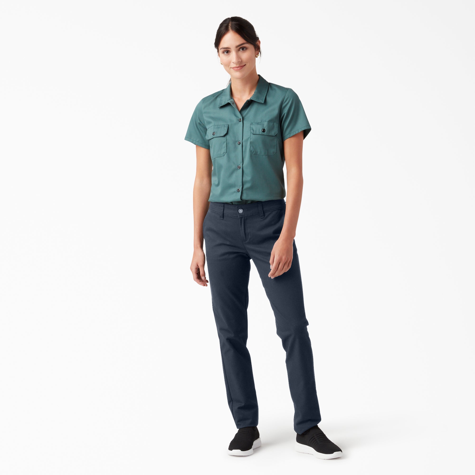 Women's Skinny Twill Pants - Image 4