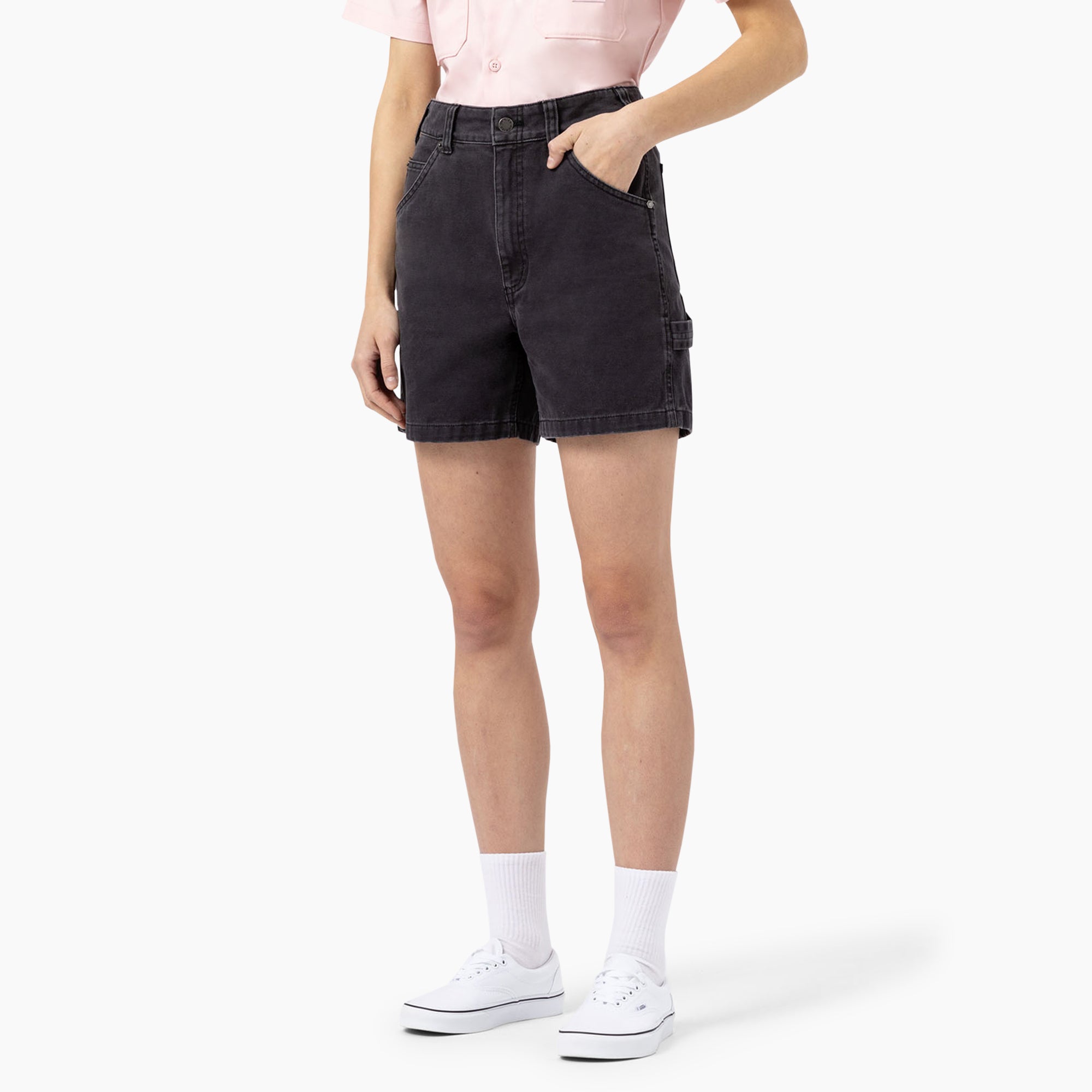 Women's Regular Fit Duck Shorts. 5