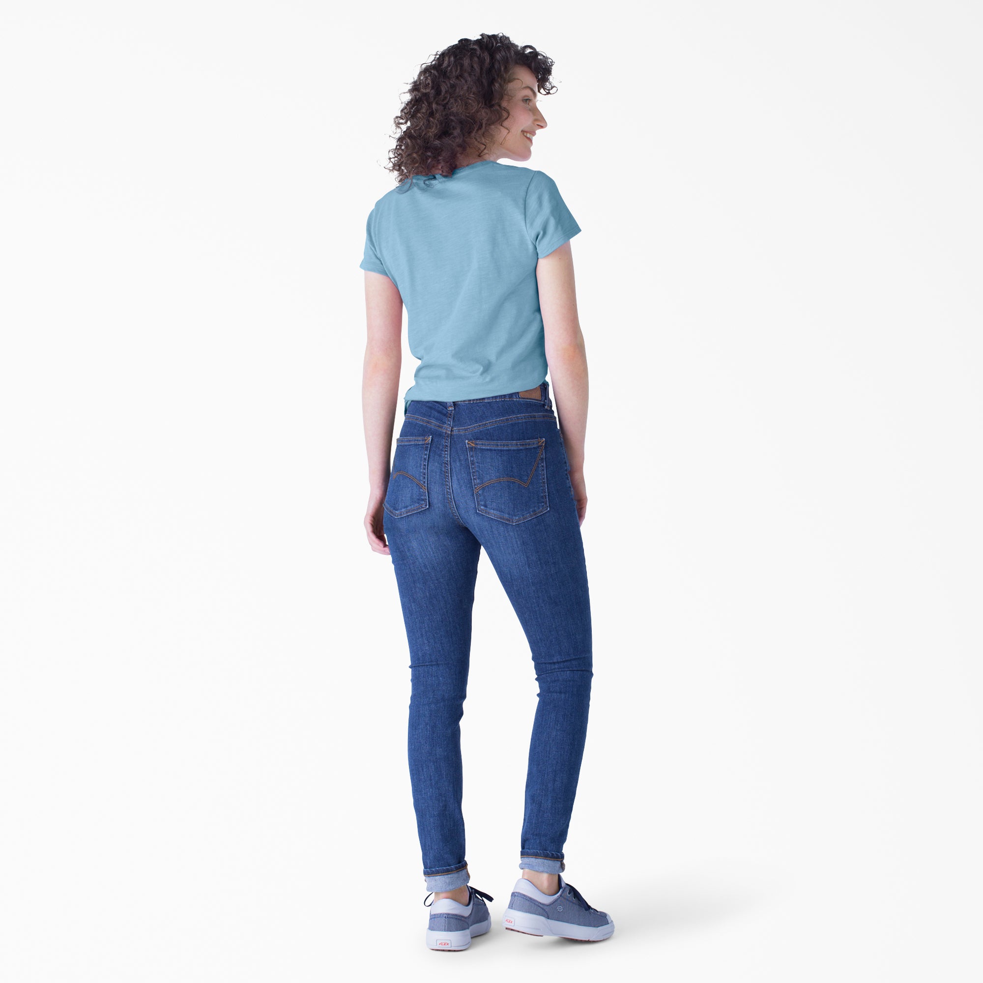 Women's Short Sleeve V-Neck T-Shirt - Image 4