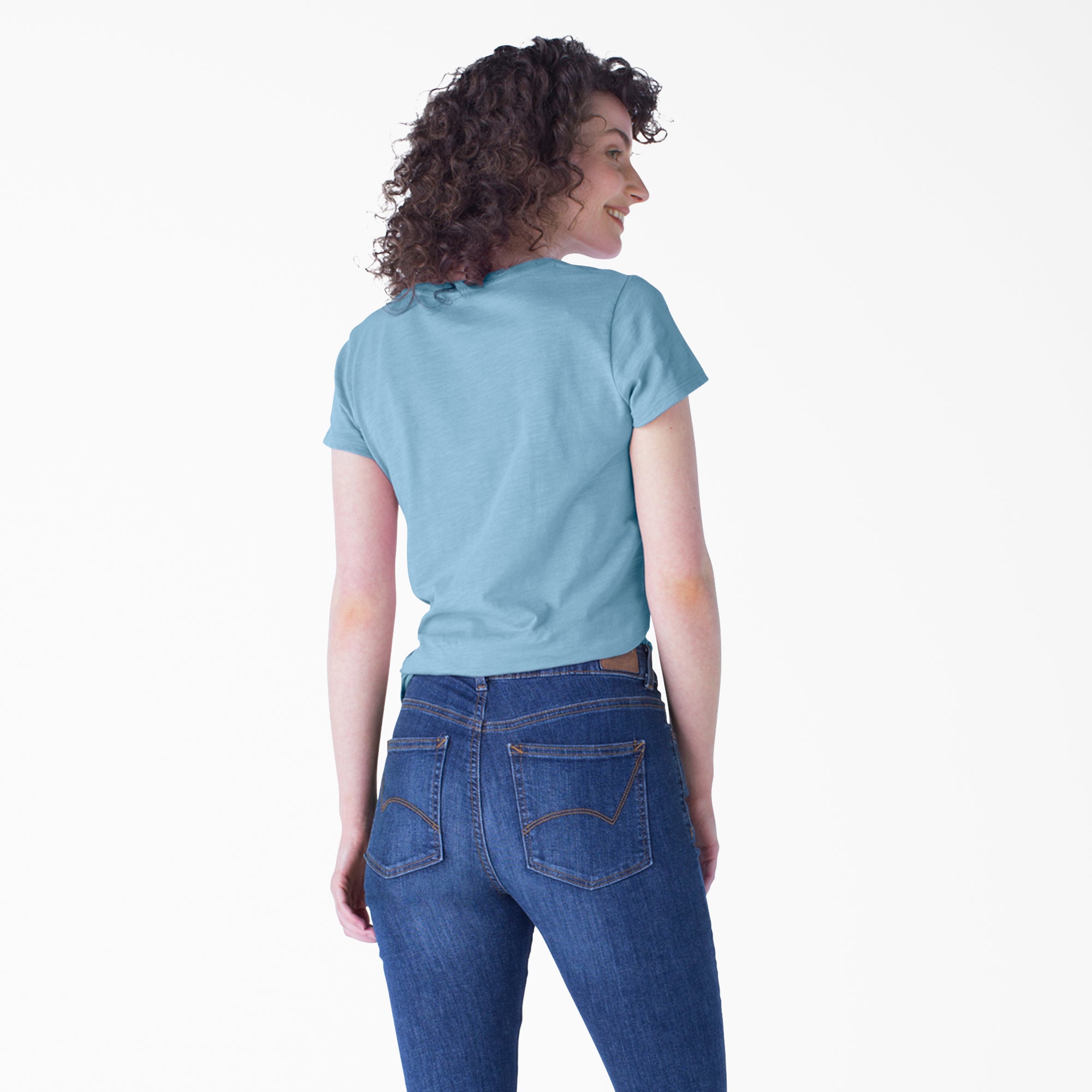 Women's Short Sleeve V-Neck T-Shirt - Image 2