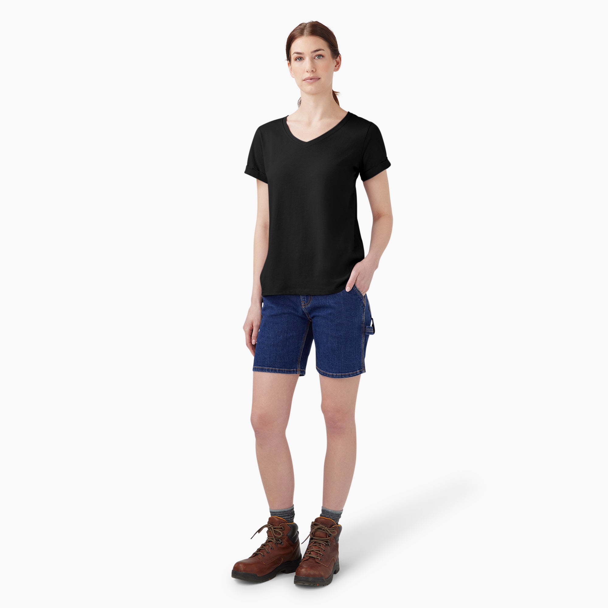 Women's V-Neck T-Shirt - Image 5