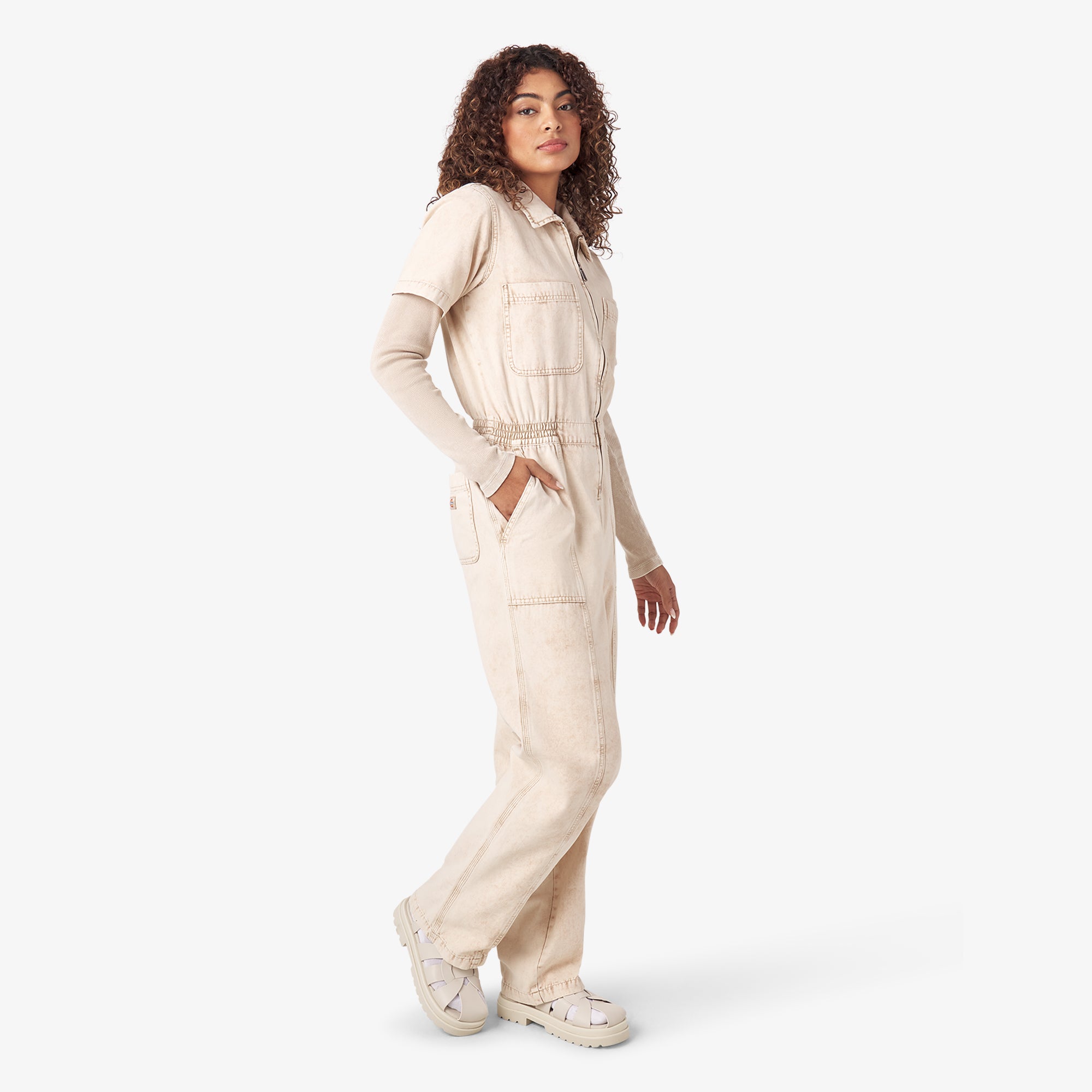 Women's Newington Duck Canvas Coveralls - Image 4