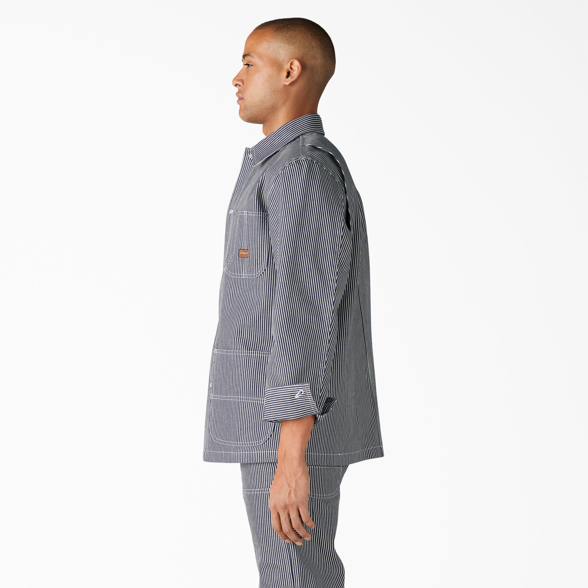 Dickies 1922 Hickory Striped Chore Coat - Image 3