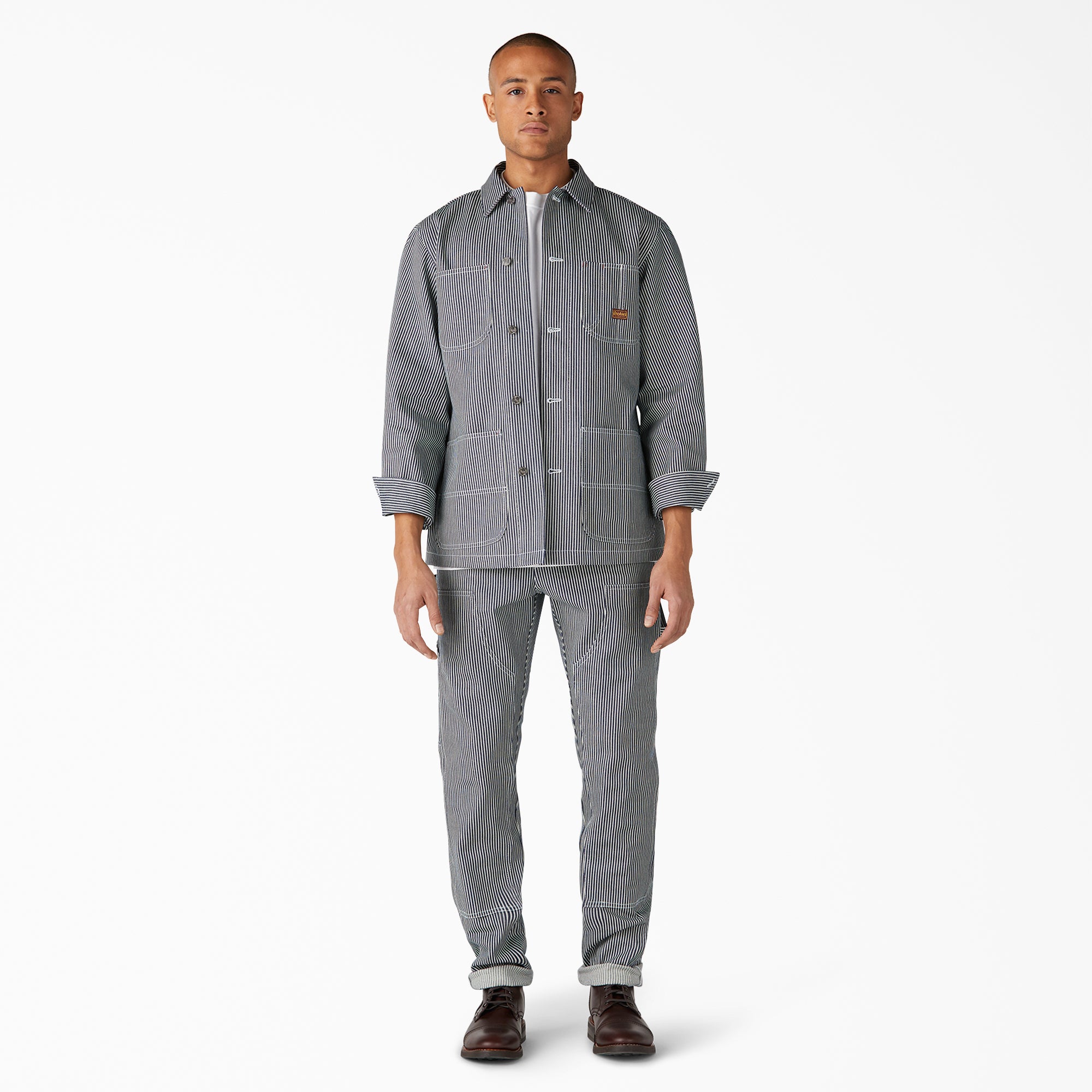 Dickies 1922 Hickory Striped Chore Coat - Image 4