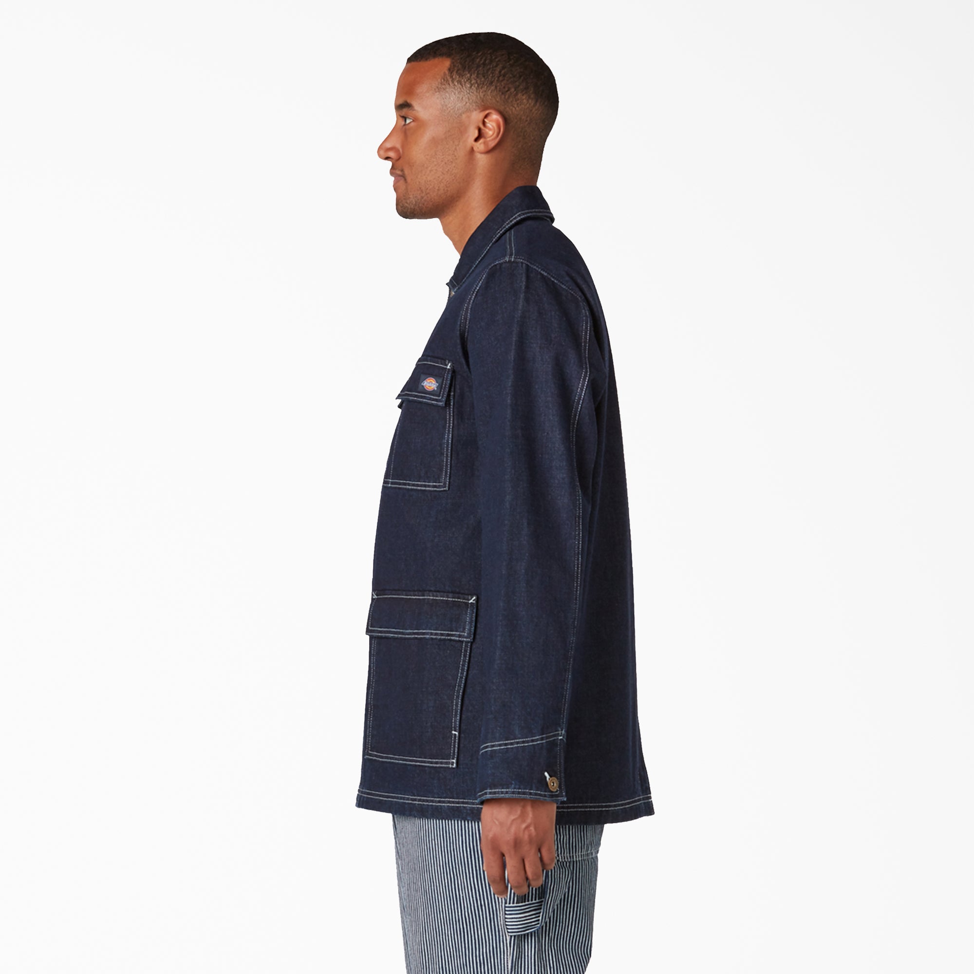 Rinsed Denim Chore Coat - Image 3