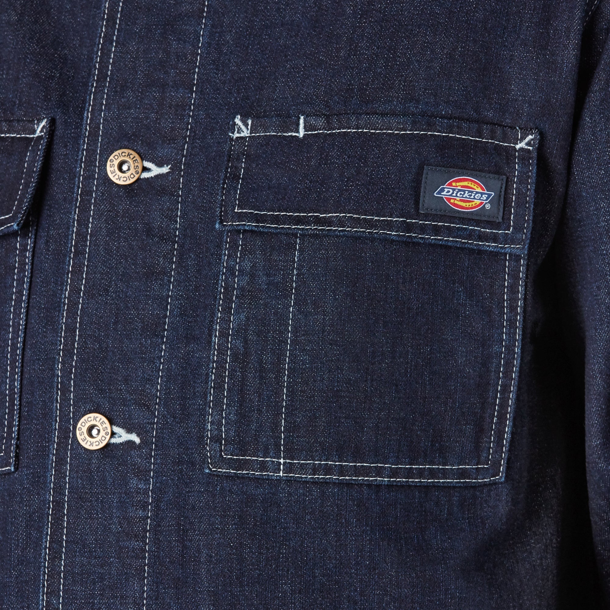 Rinsed Denim Chore Coat - Image 4