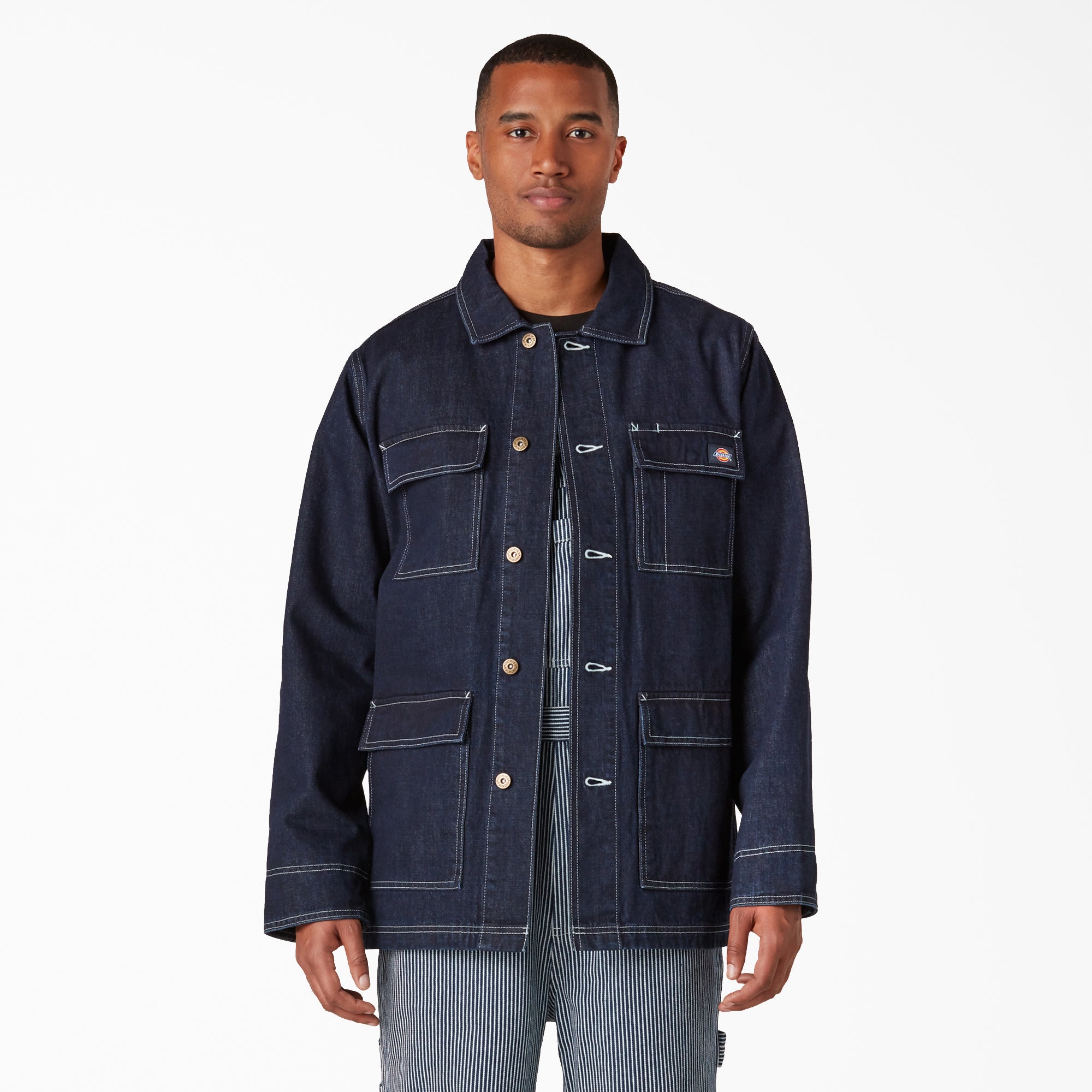 Rinsed Denim Chore Coat