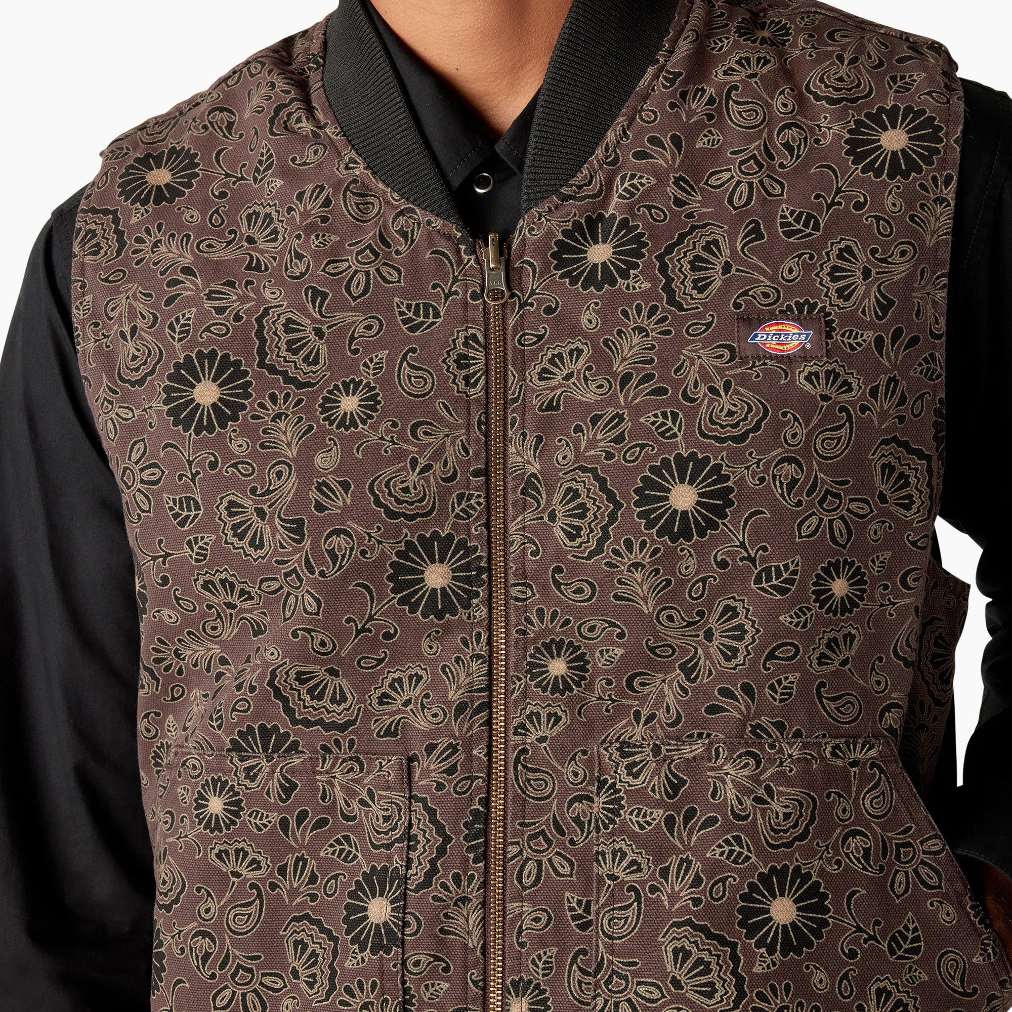 Ellis Floral Print Reversible Vest - Image 5