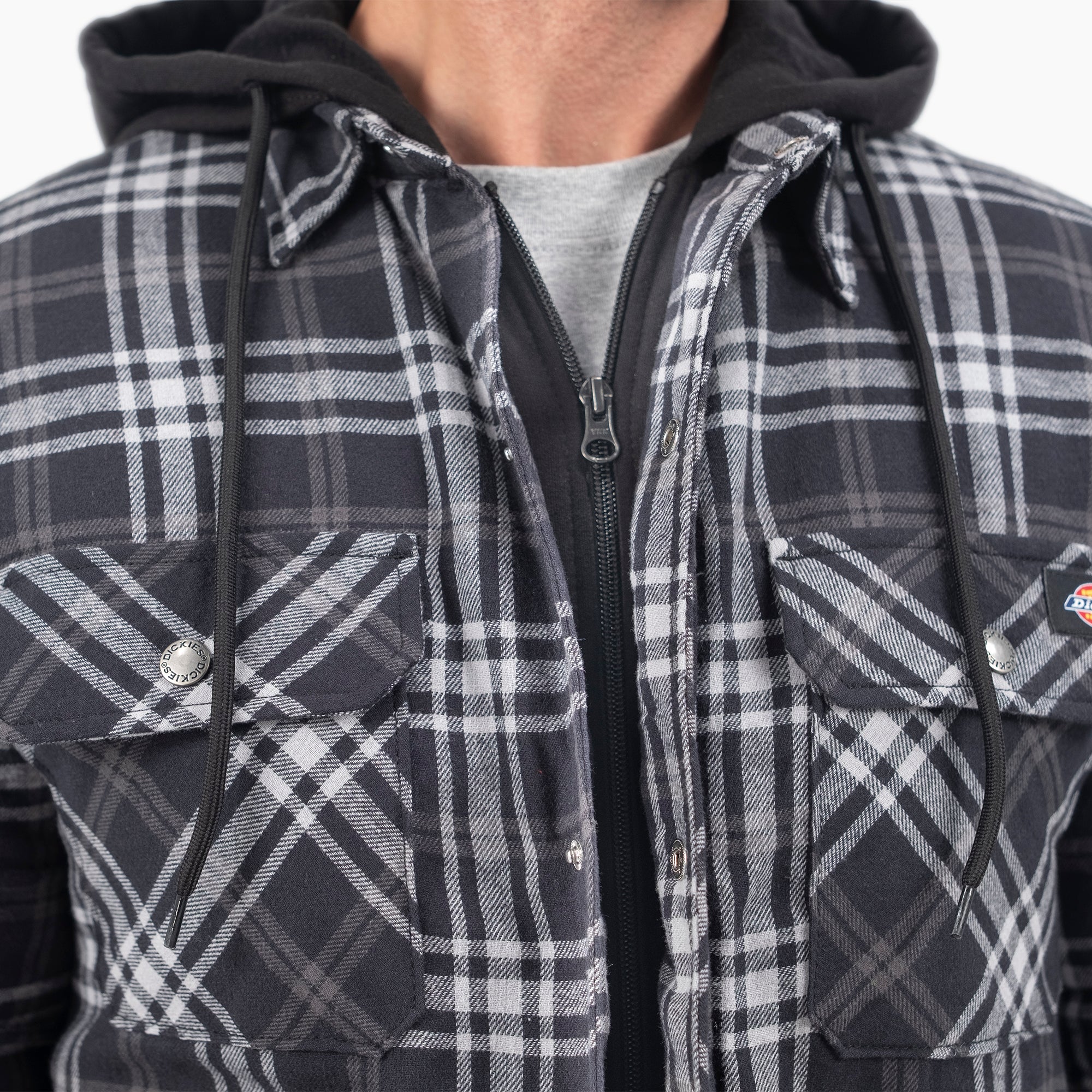 Flannel Hooded Shirt Jacket - Image 6