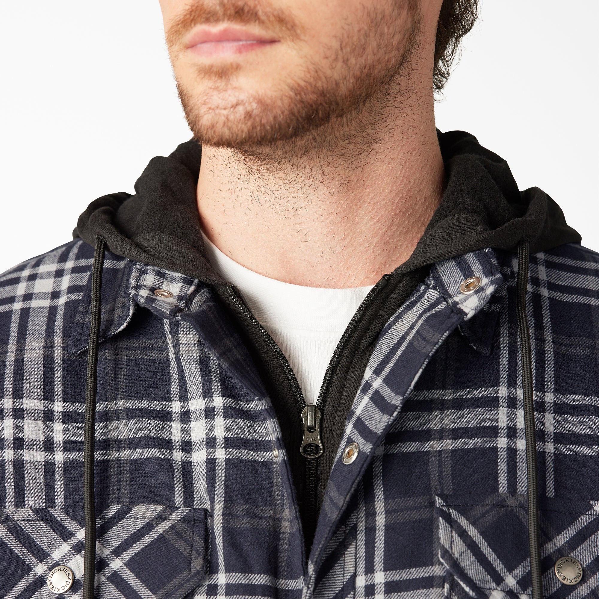 Flannel Hooded Shirt Jacket - Image 7