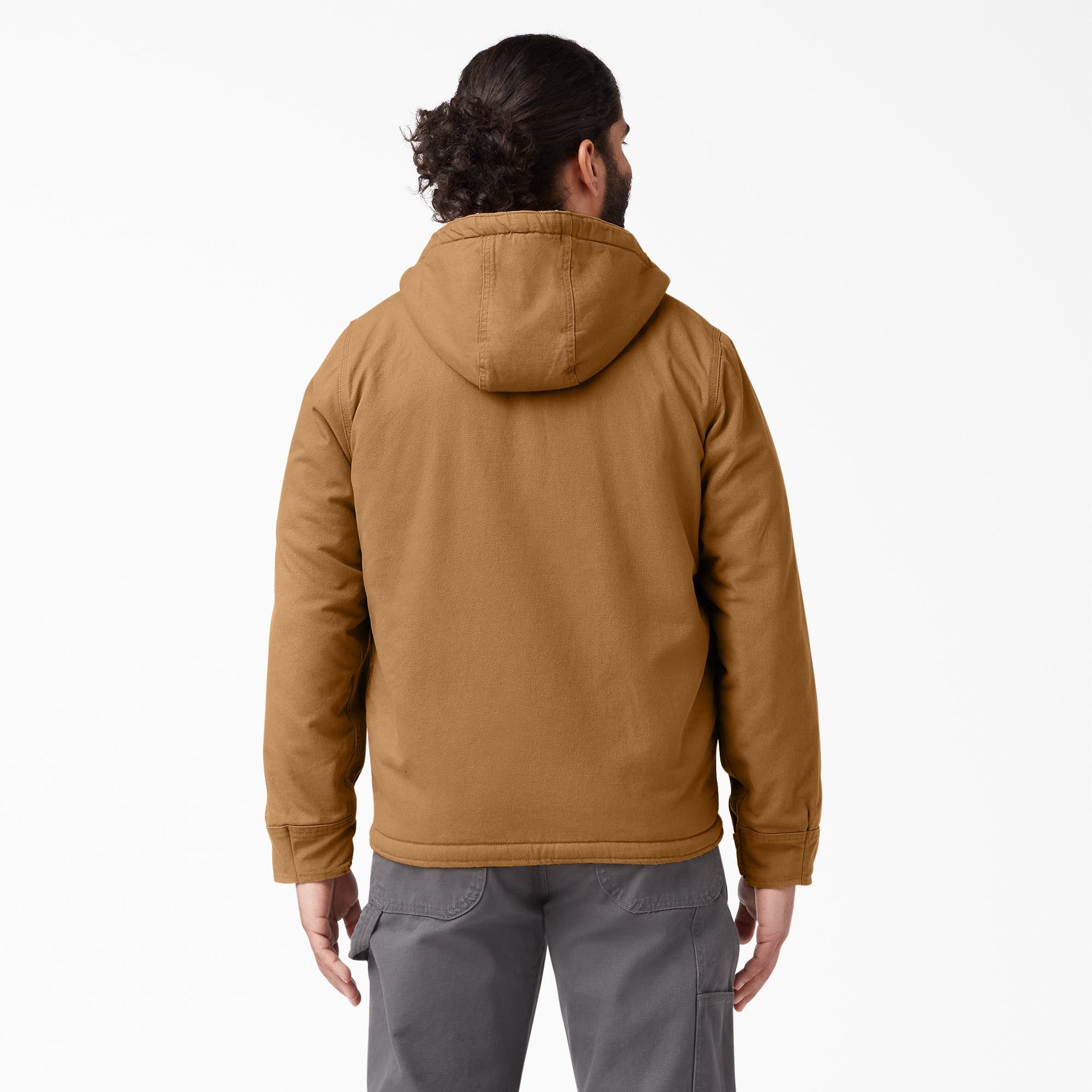 Duck High Pile Fleece Lined Hooded Jacket - Image 2