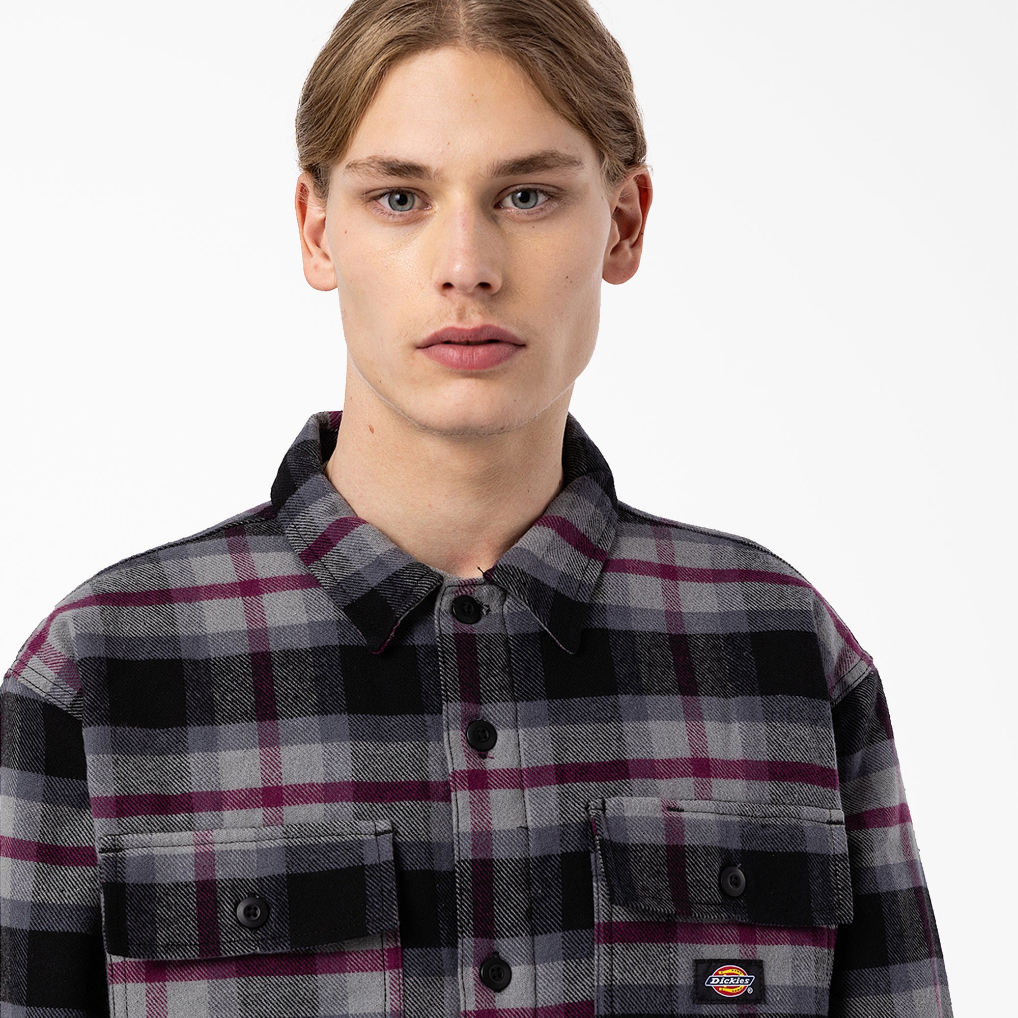 Flannel Quilted Lined Shirt Jacket - Image 4