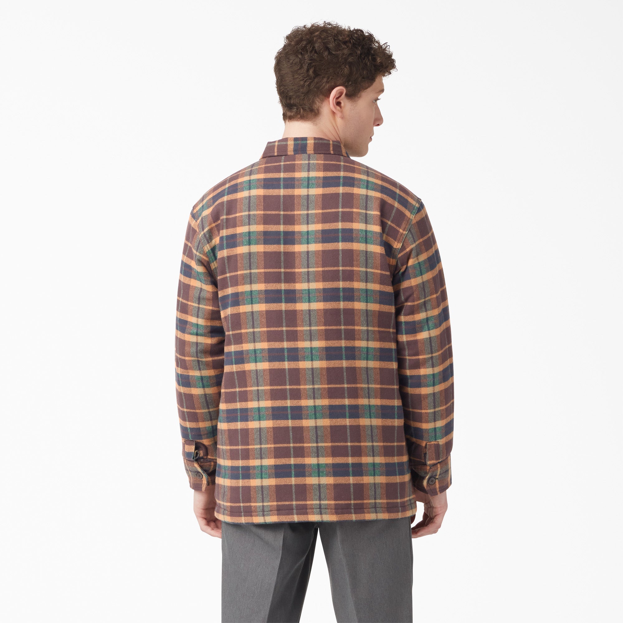 Flannel Quilted Lined Shirt Jacket - Image 2