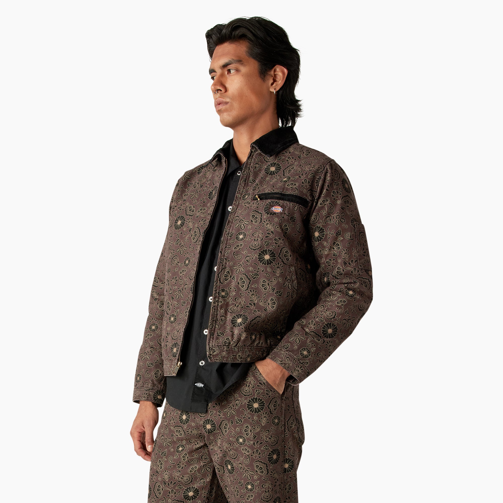 Ellis Floral Print Duck Canvas Jacket - Image 3