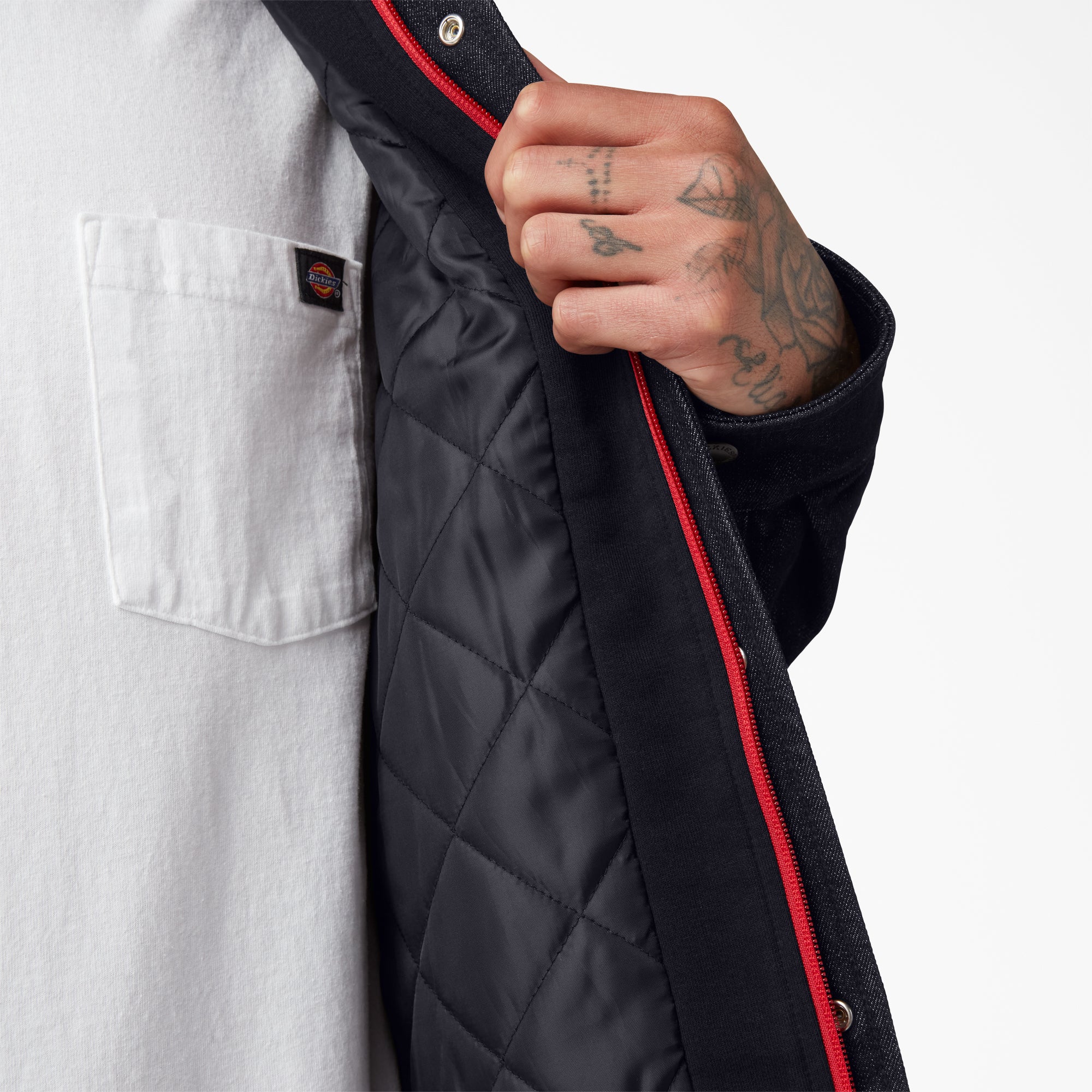 Dickies Skateboarding Denim Shirt Jacket - Image 6