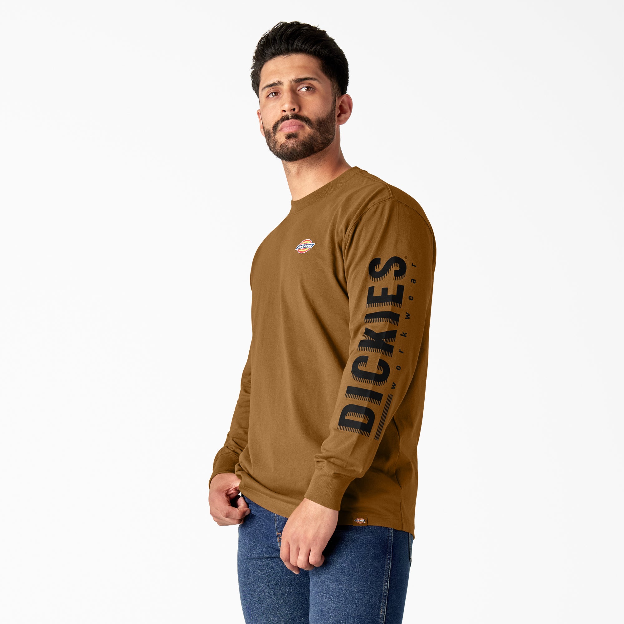 Long Sleeve Workwear Graphic T-Shirt - Image 2